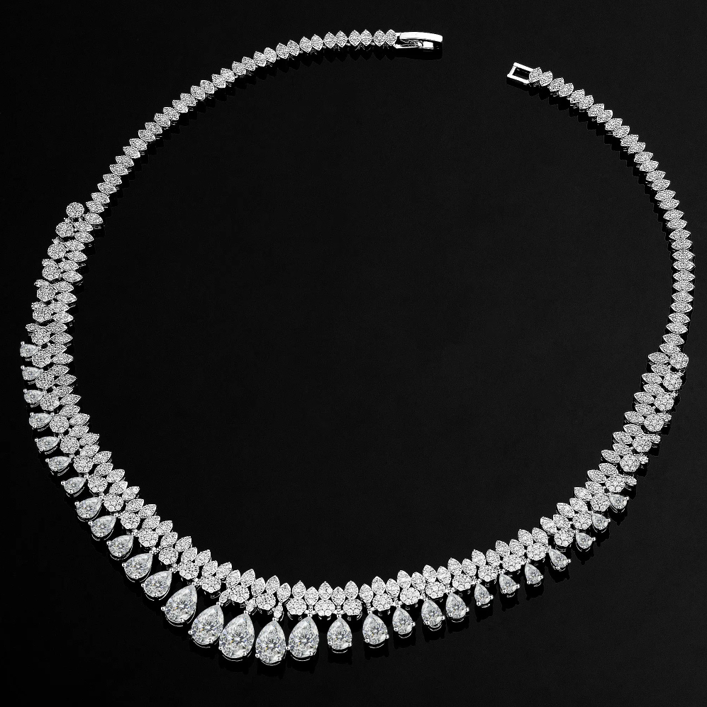 Ladies'/Bridal Shiny Zircon Jewelry Sets #JEWLY020