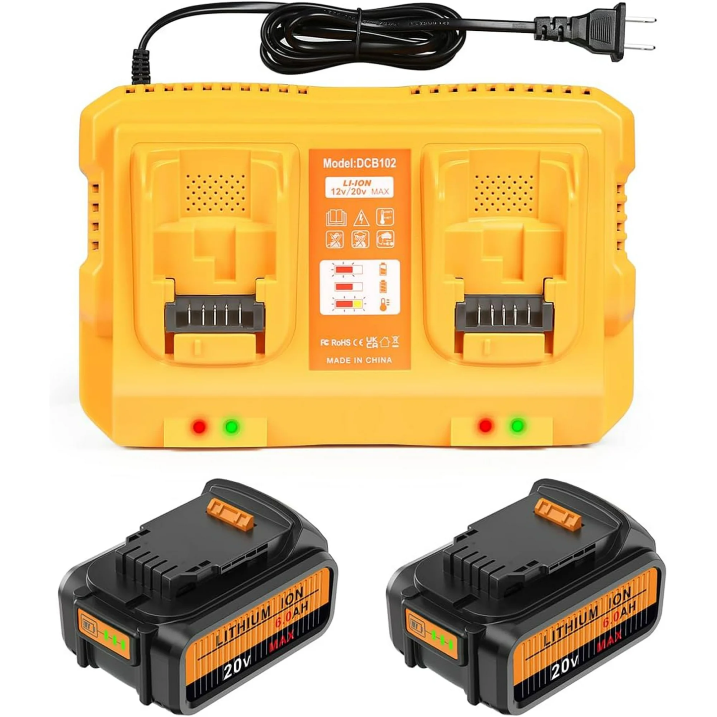 Dewalt Saw And Charger Combo 2Packs 20v Battery Replaceent For - Main Image