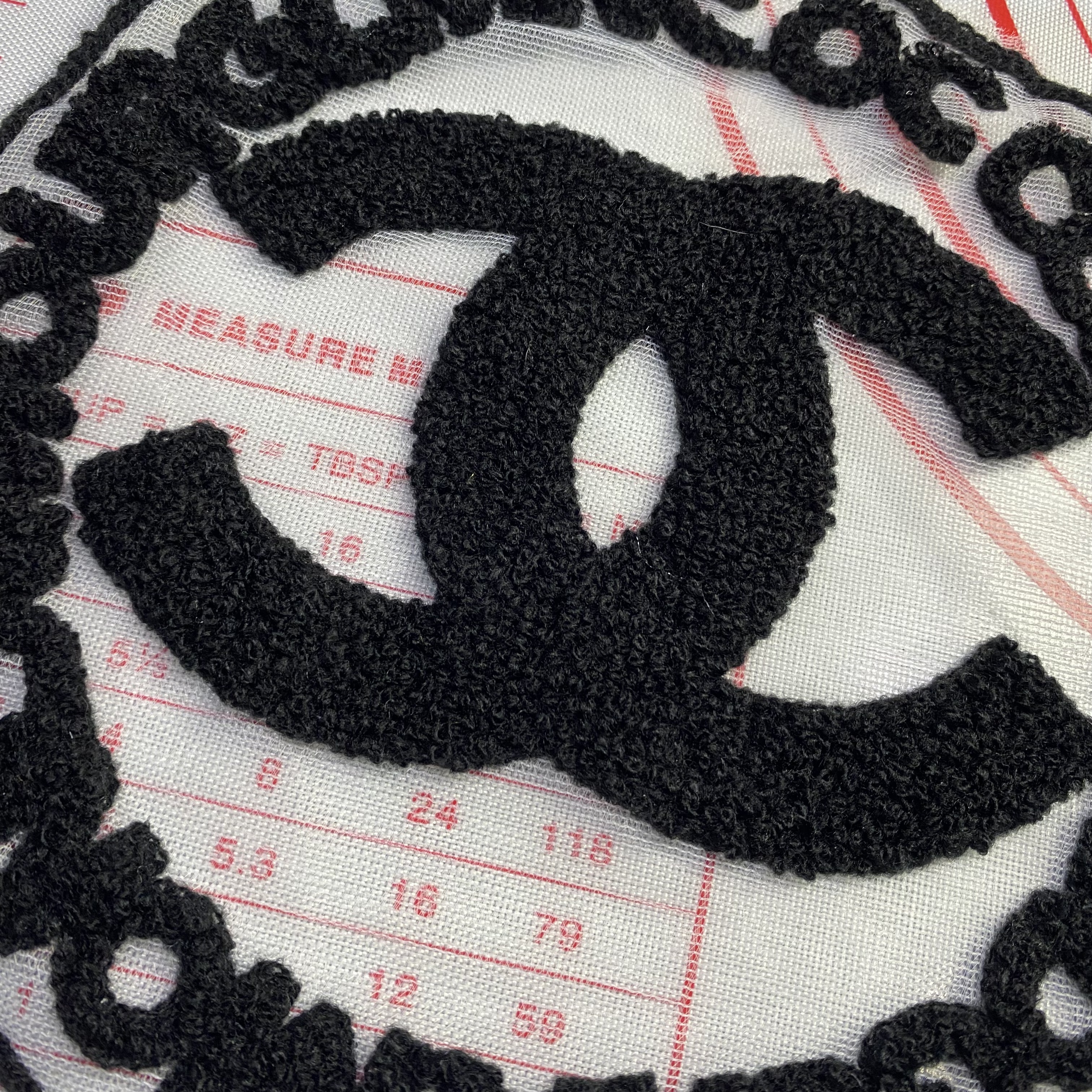 Large (Sewing) CC Round Medal Letter Cloth Patches 