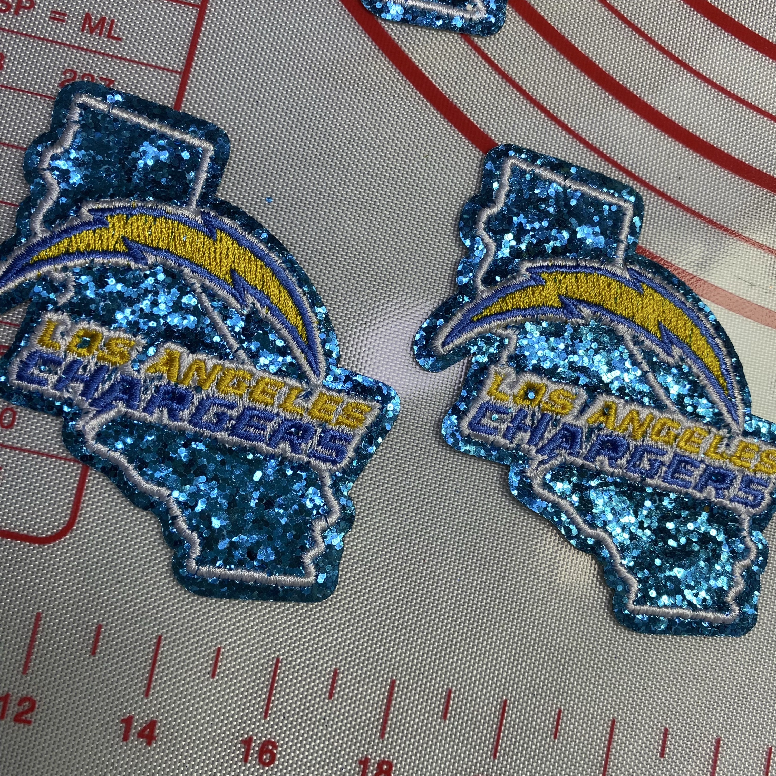 Group B Medium (ironed) football team sequin patch