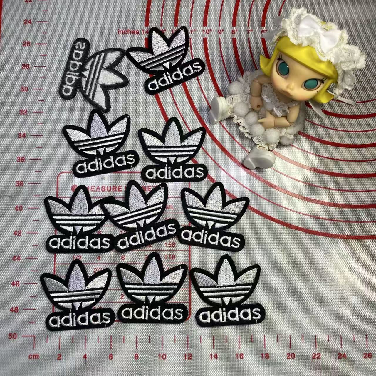 Small (Iron-on)  Adidas Patches