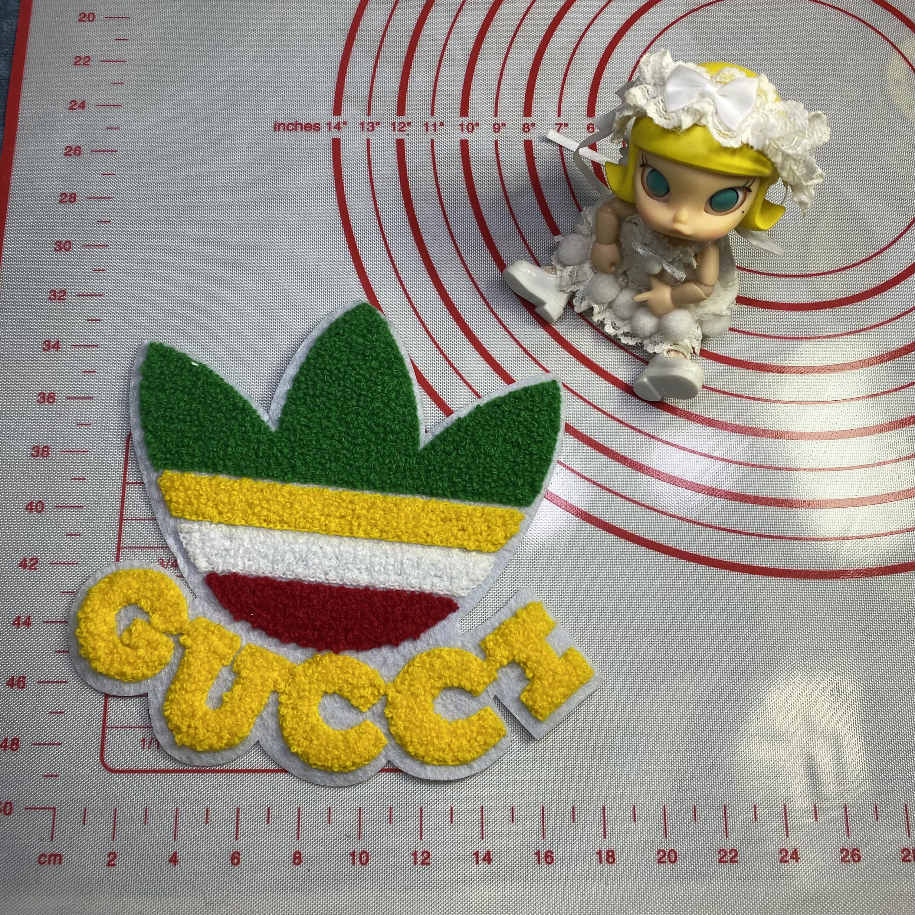 Large / medium (sewing) GG mixed cloth Patches