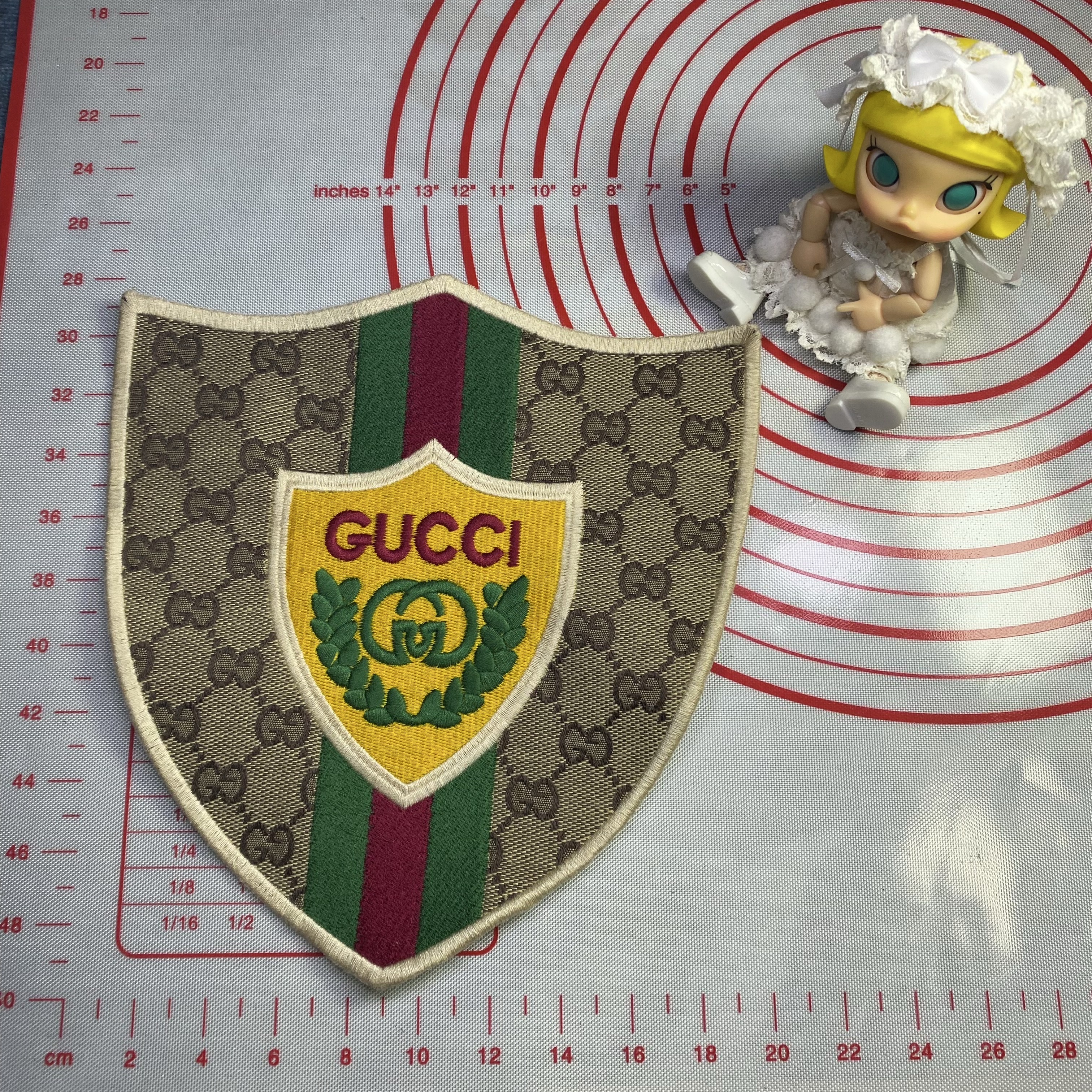 Large / medium (sewing) GG mixed cloth Patches