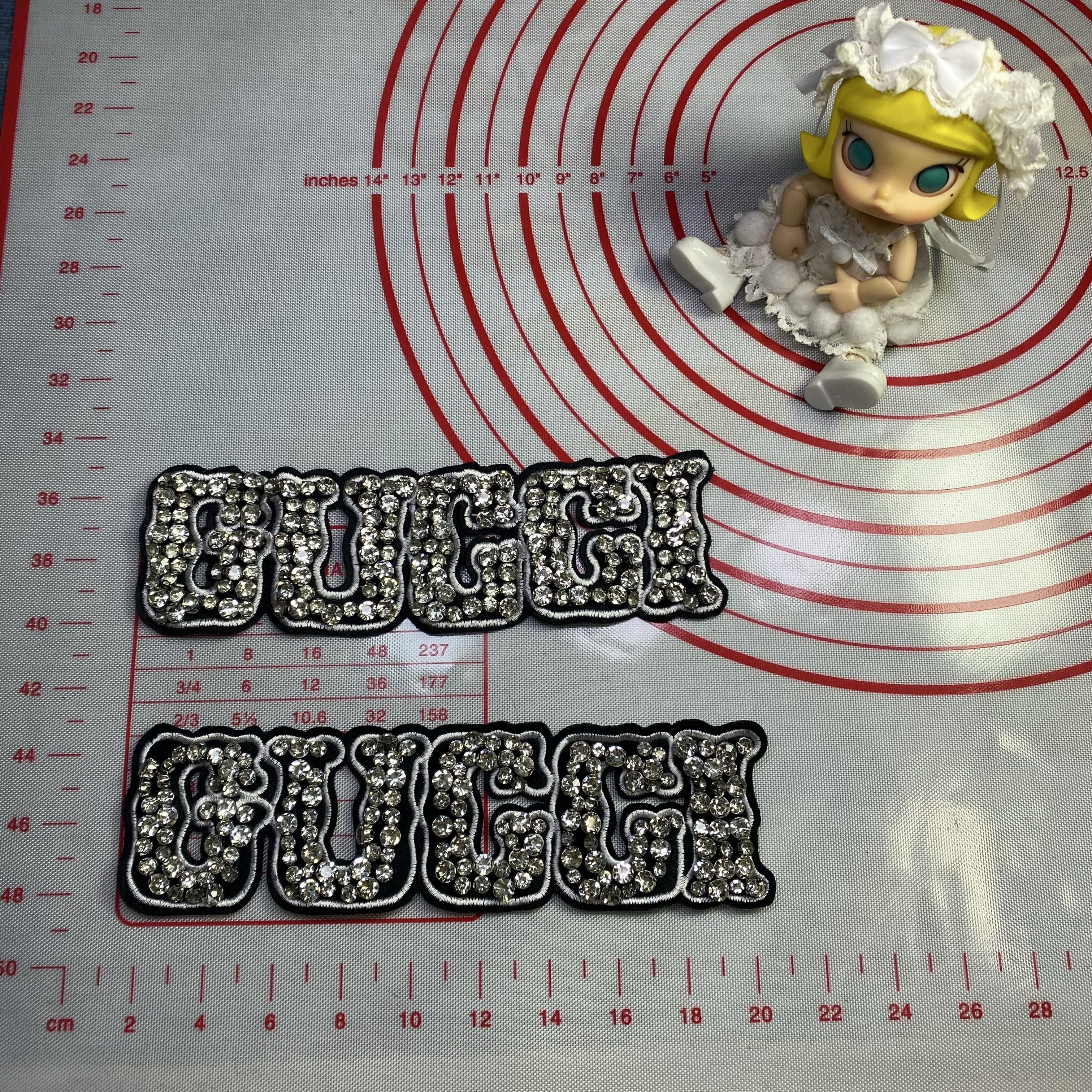 Large / medium (sewing) GG mixed cloth Patches