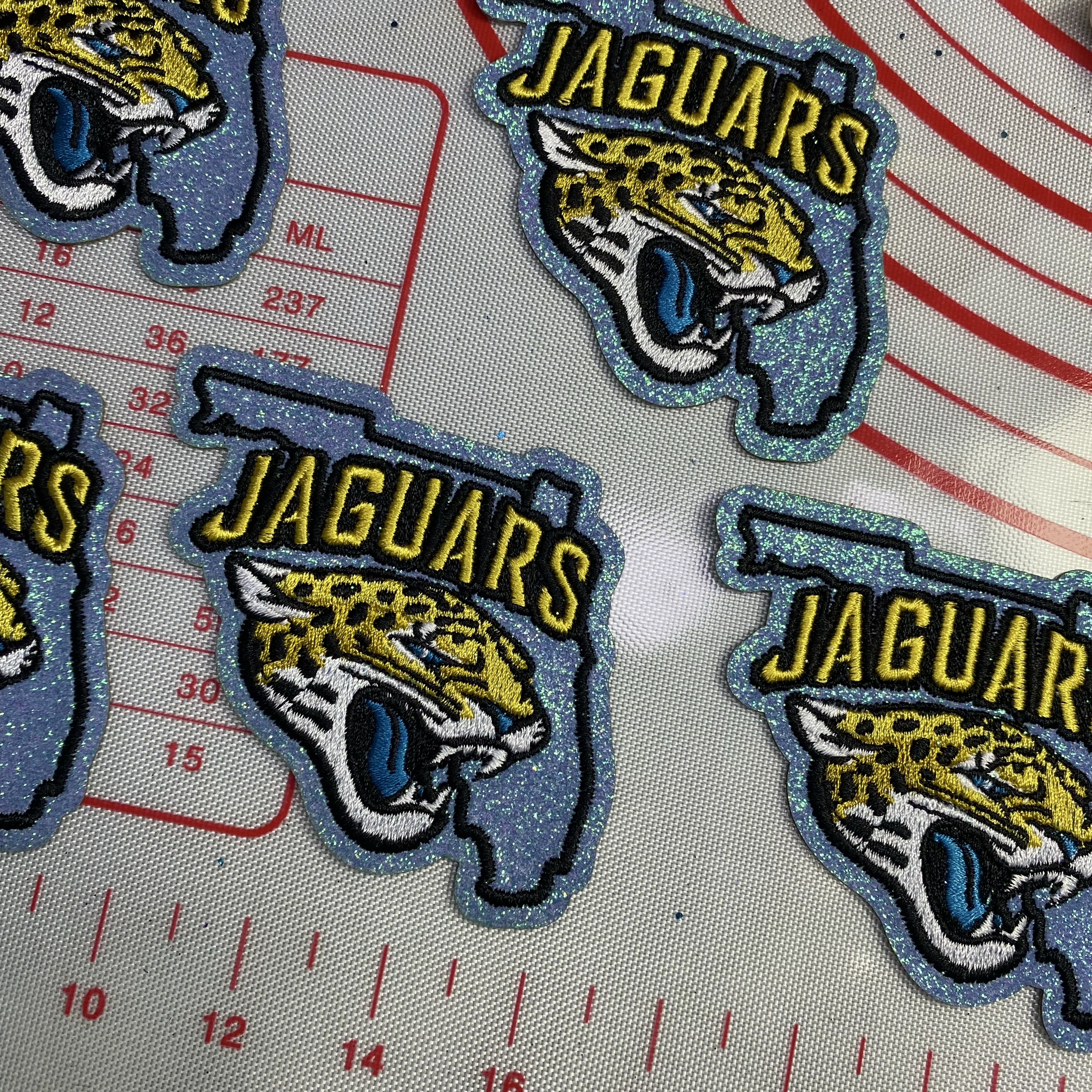 Group B Medium (ironed) football team sequin patch