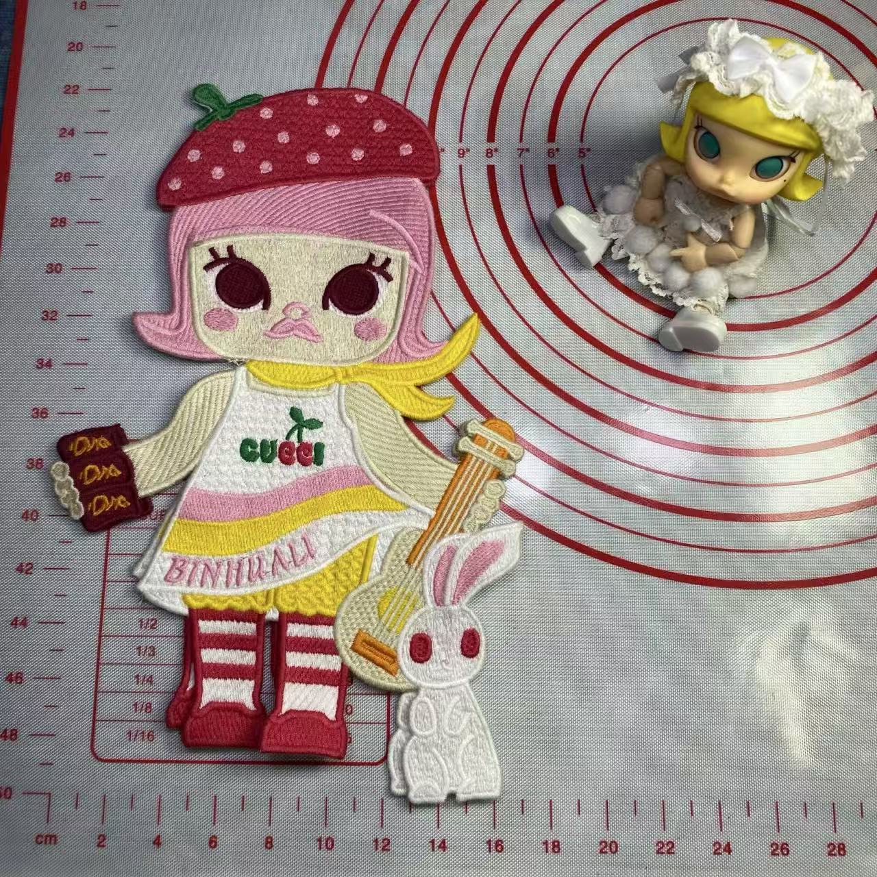 Large / medium (sewing) GG mixed cloth Patches