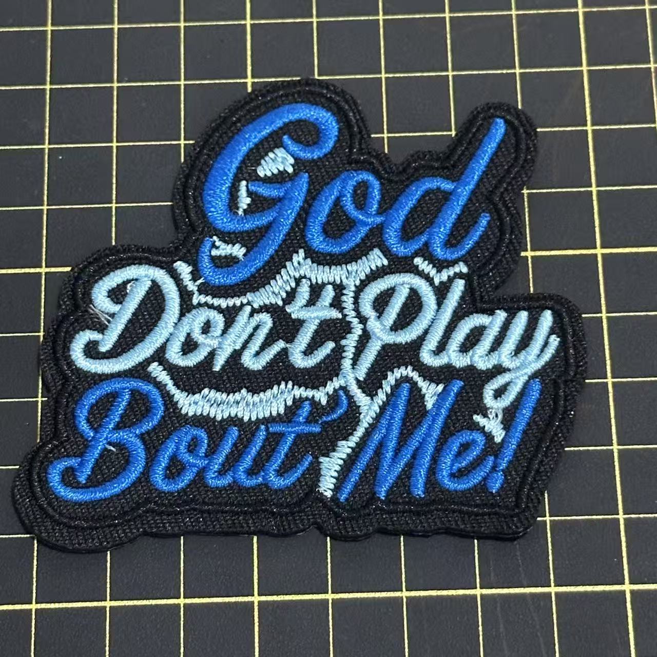 1 God Rose  Blessed  Word patch (iron)