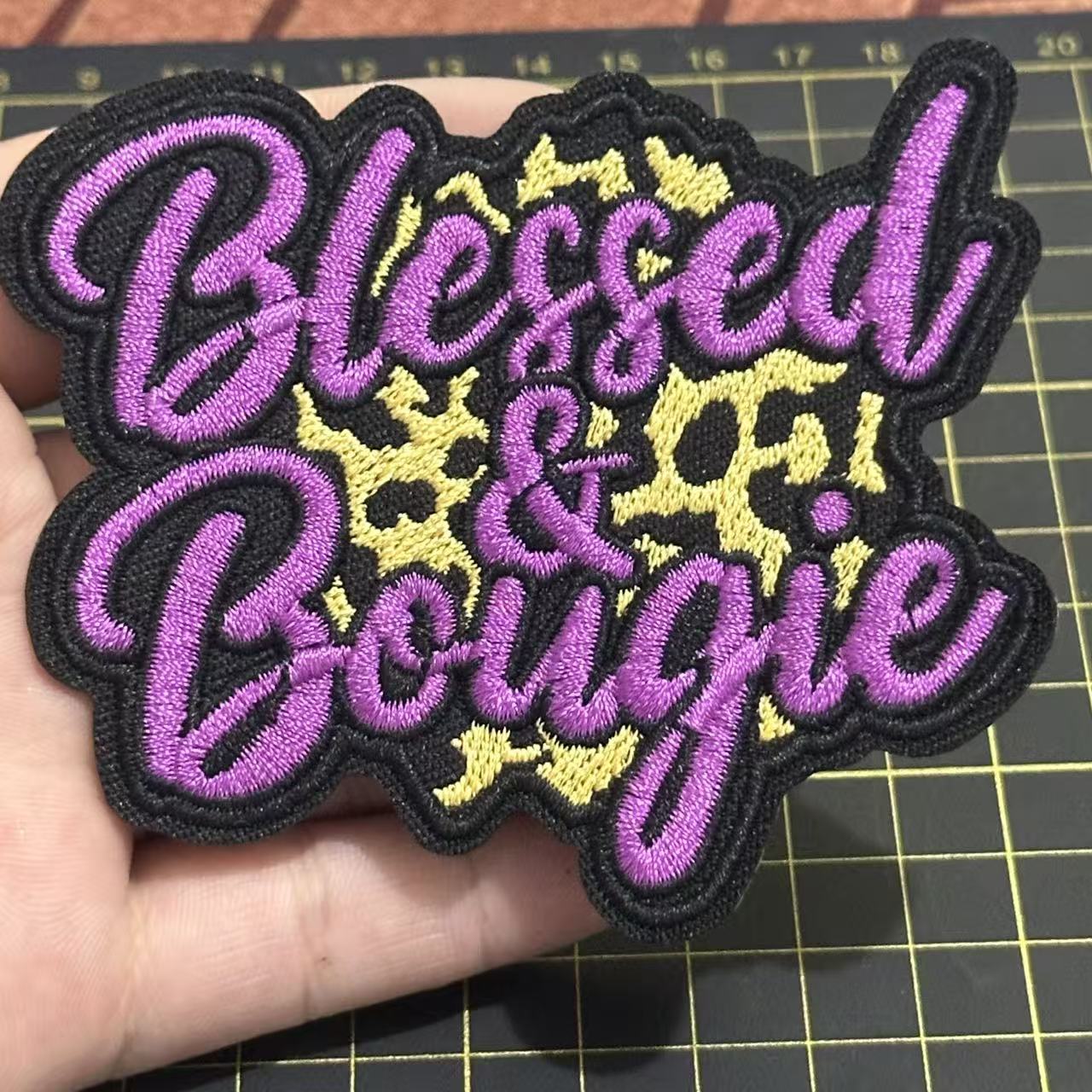 2God  Blessed  Word patch (iron)