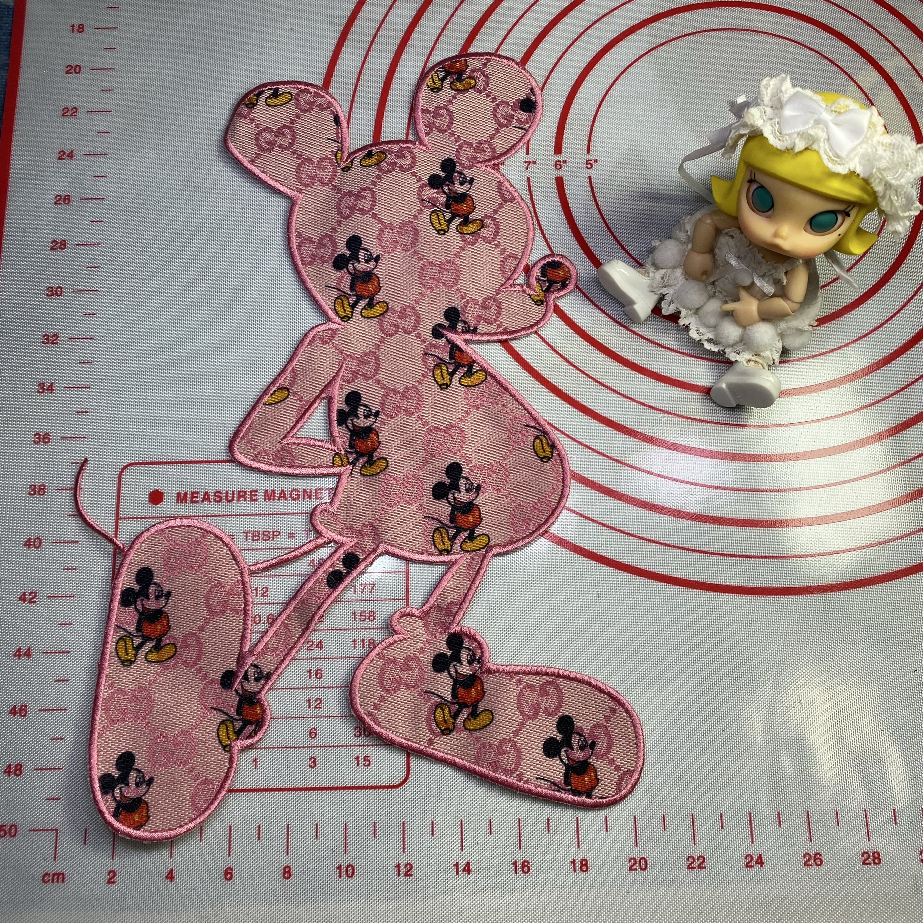 Large / medium (sewing) GG mixed cloth Patches