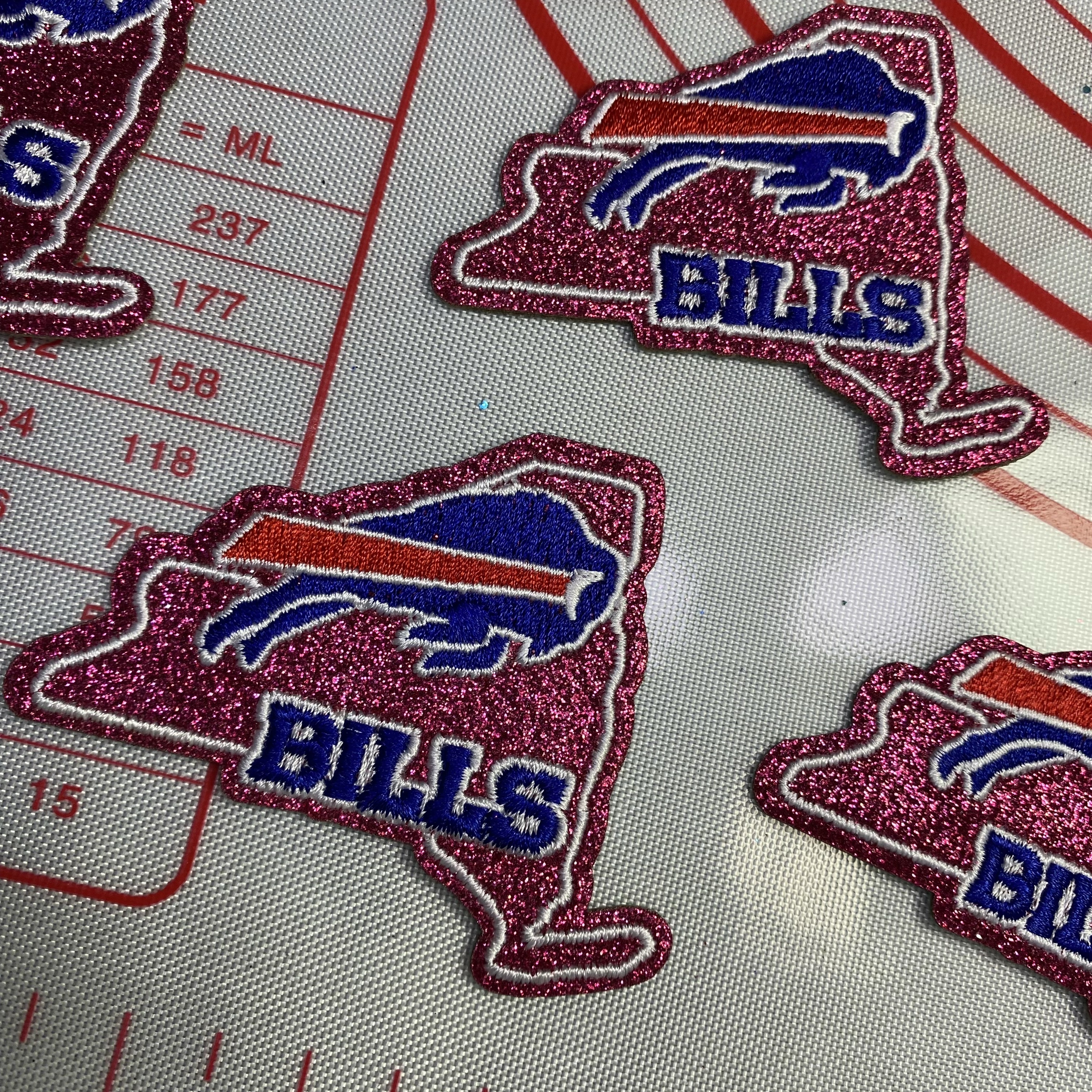 Group B Medium (ironed) football team sequin patch