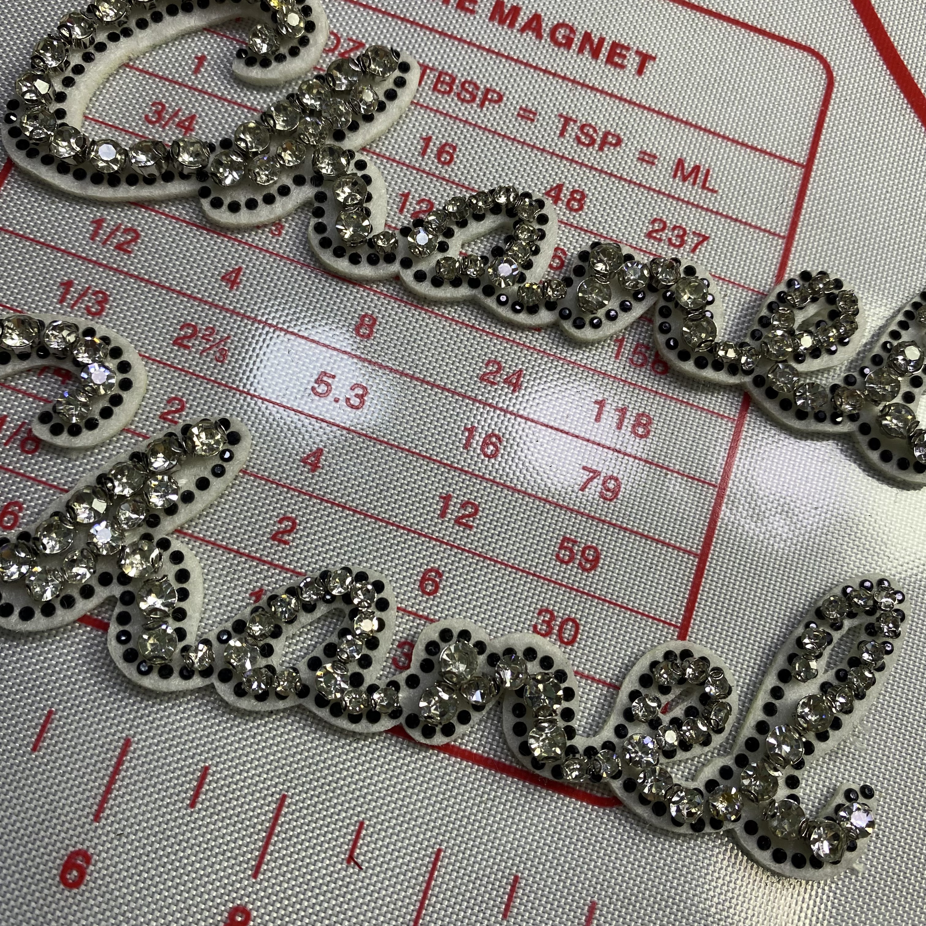 Large (sewing) CC Heavy Industry Diamond different styles Patches