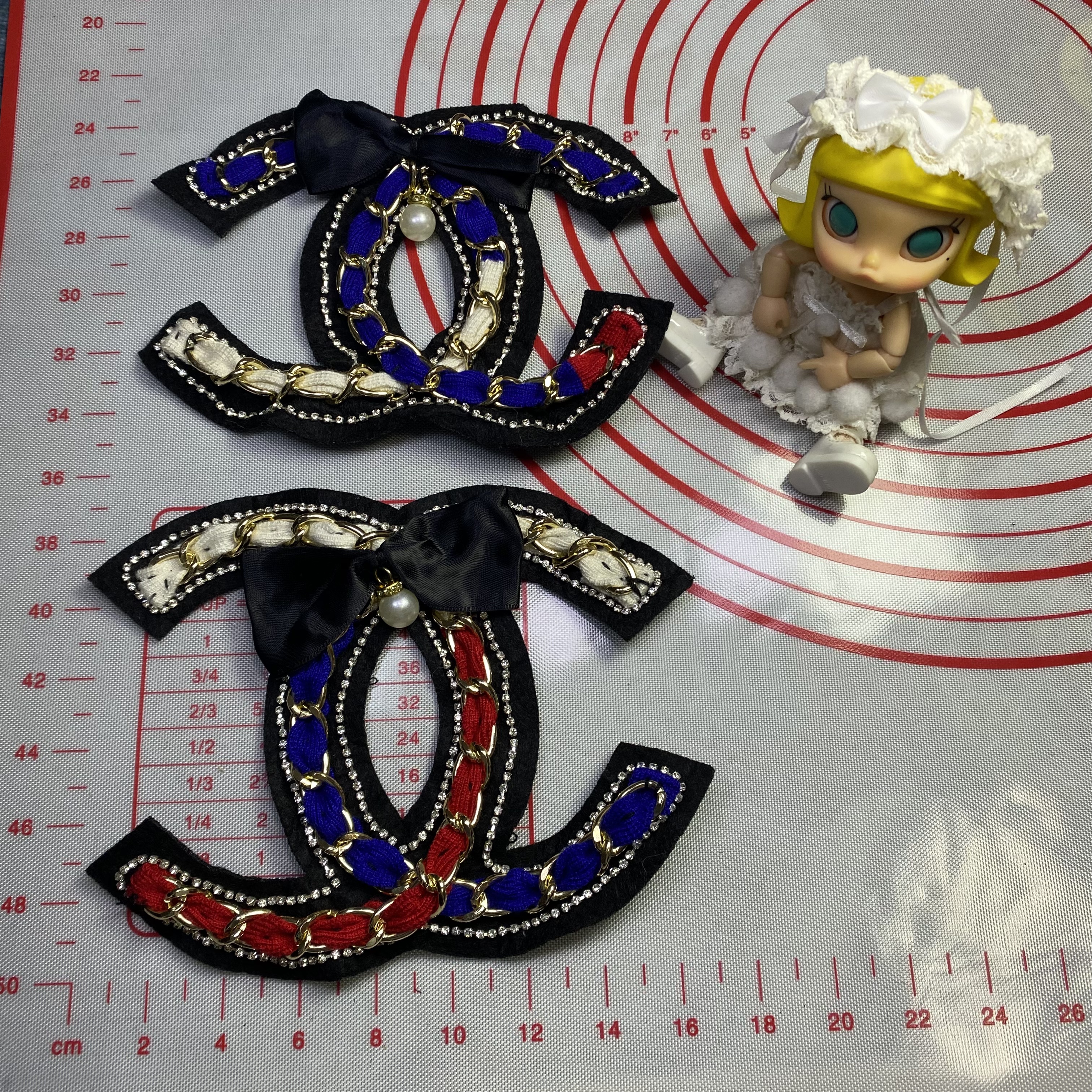 Large (sewing) CC Heavy Industry Diamond different styles Patches