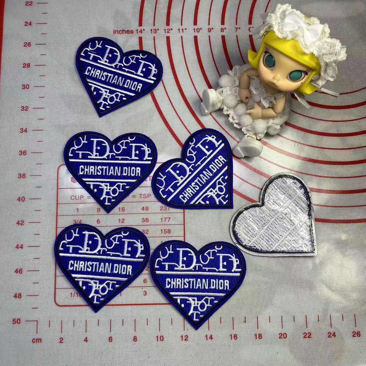 Medium/ Small (Iron-on) D Letters Patches        