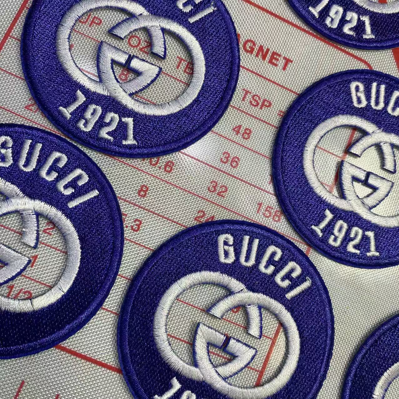 Medium(Iron-on) GG Square round shape Patches