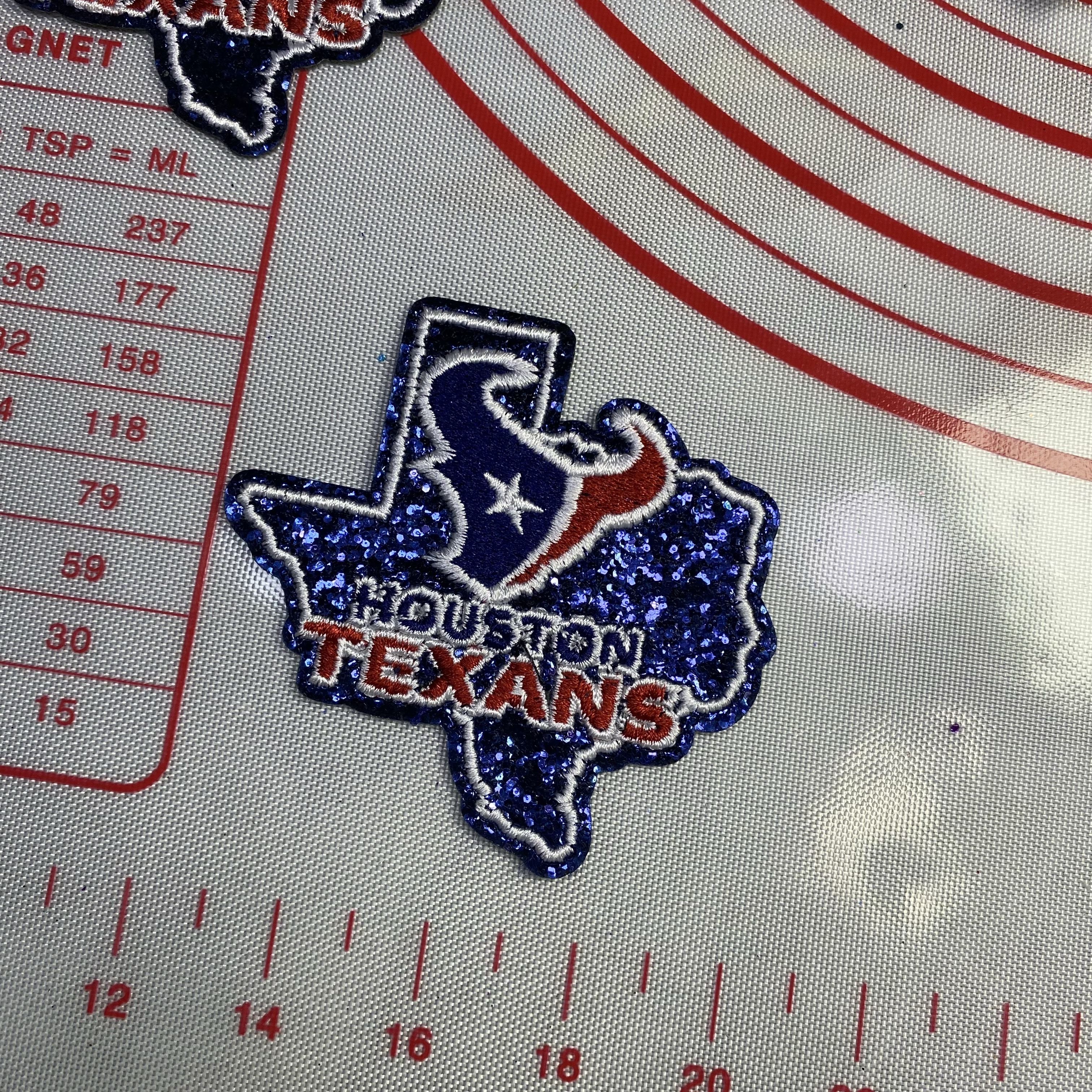 Group B Medium (ironed) football team sequin patch