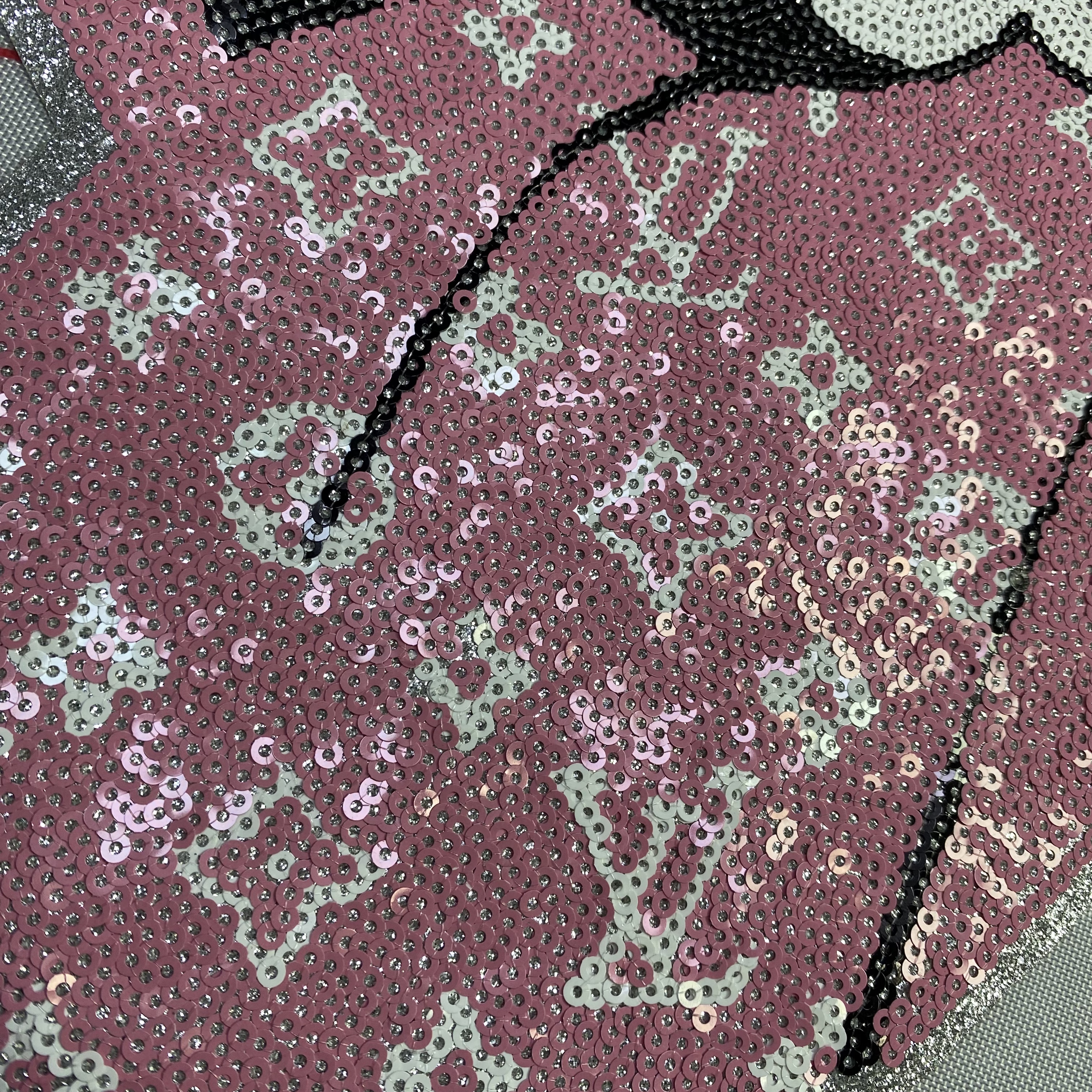  Large (Iron-on) L Happy leaf&tongue Patches    