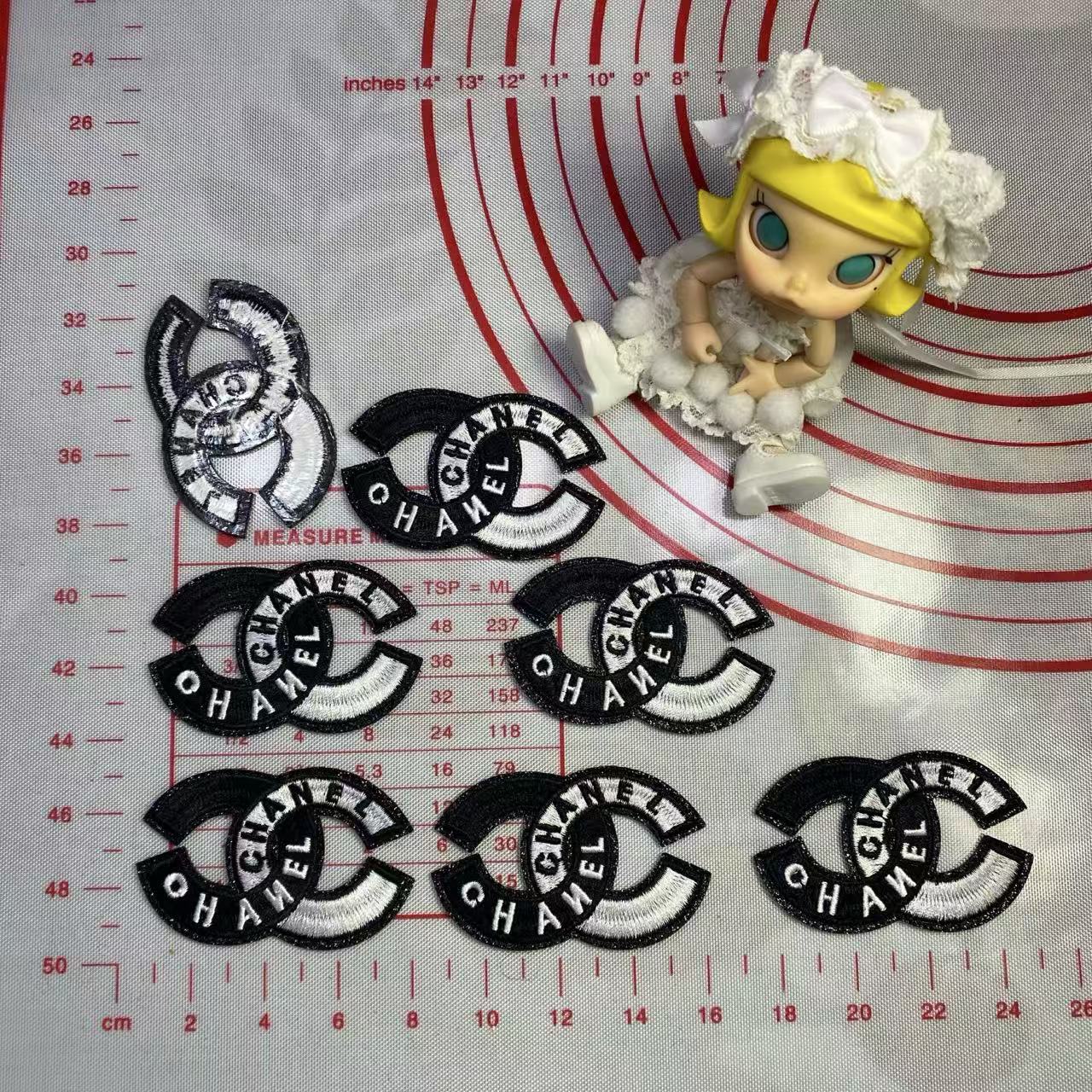 Medium (Iron-on) CC Sequins Letters Patches 