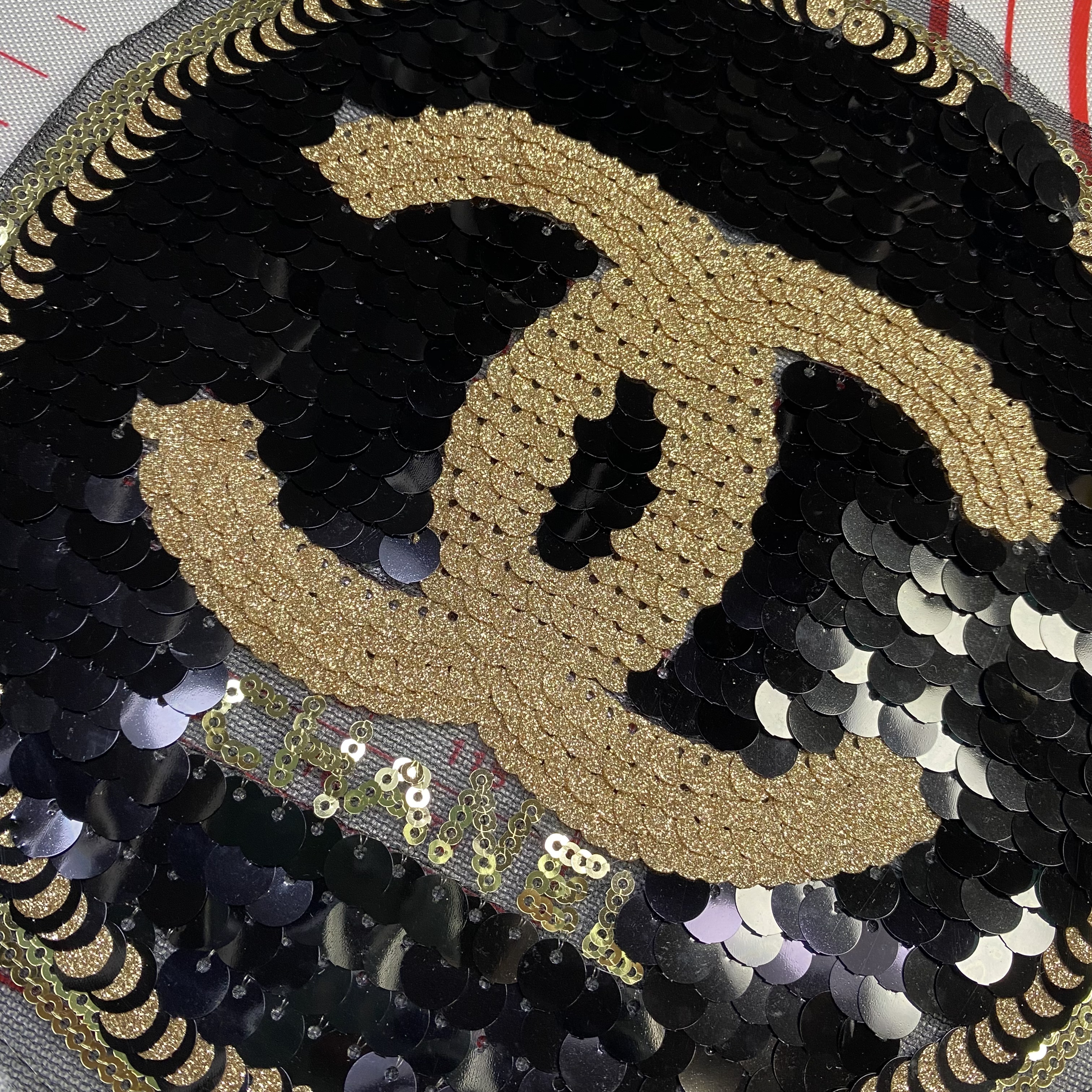 Large (Sewing) CC Round Medal Letter Cloth Patches 