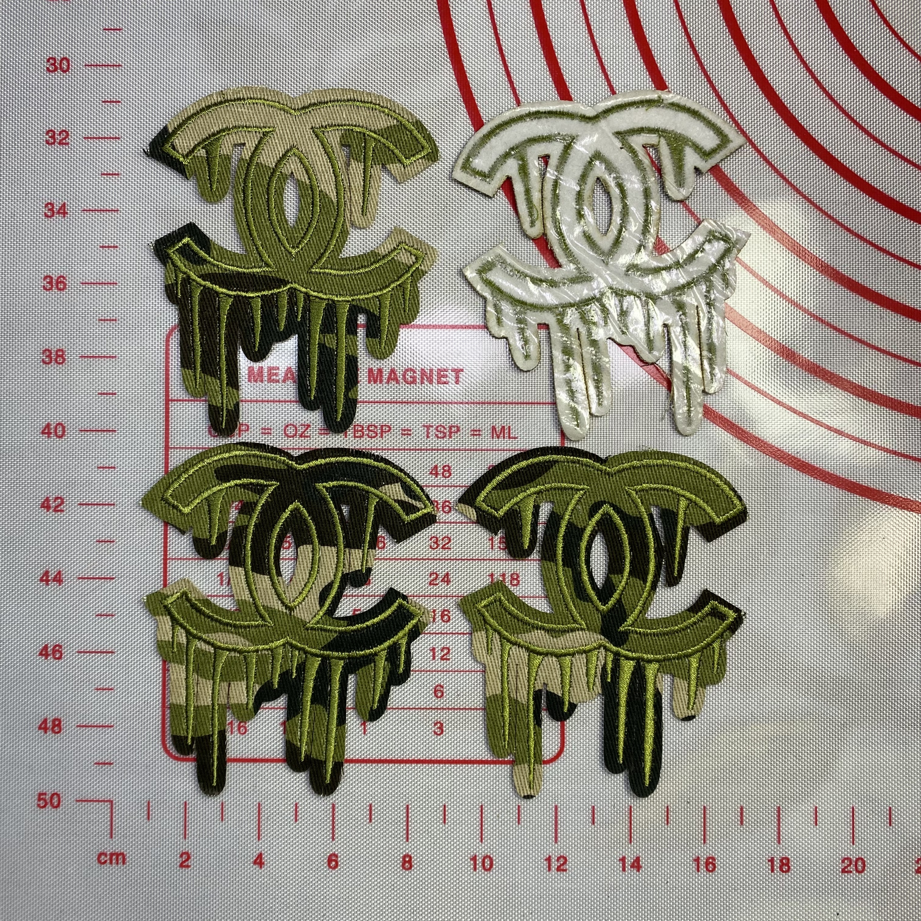 Medium (Iron-on) CC Sequins Letters Patches 