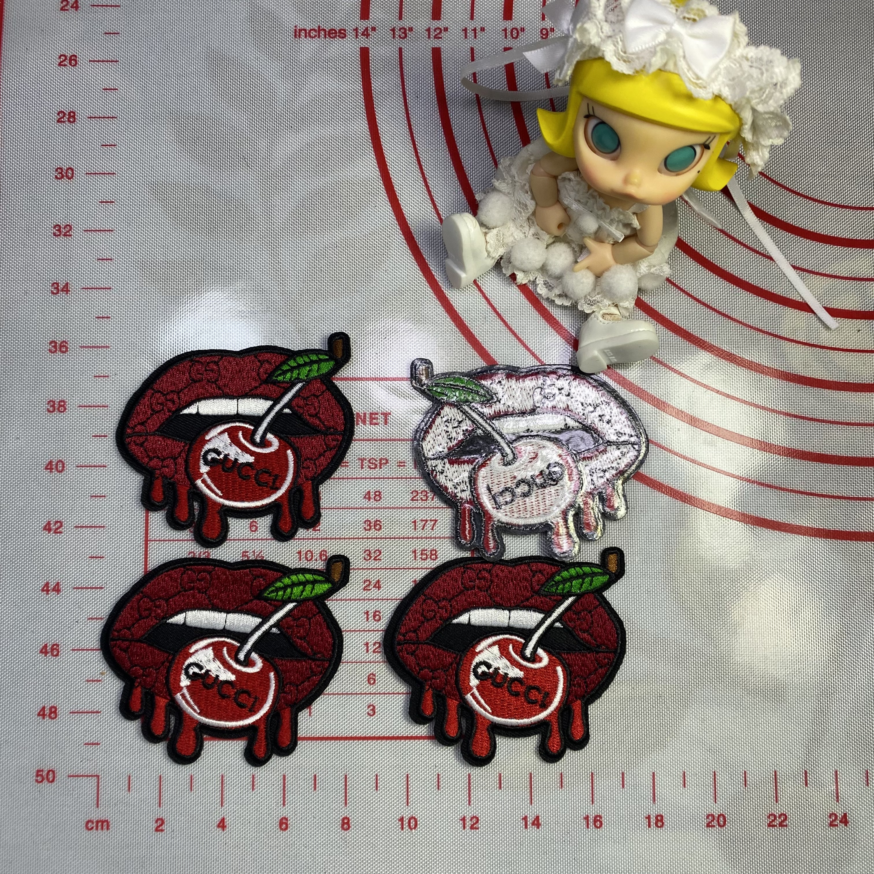 BIG/Medium (Iron-on) Mix Cherry series  Patches        