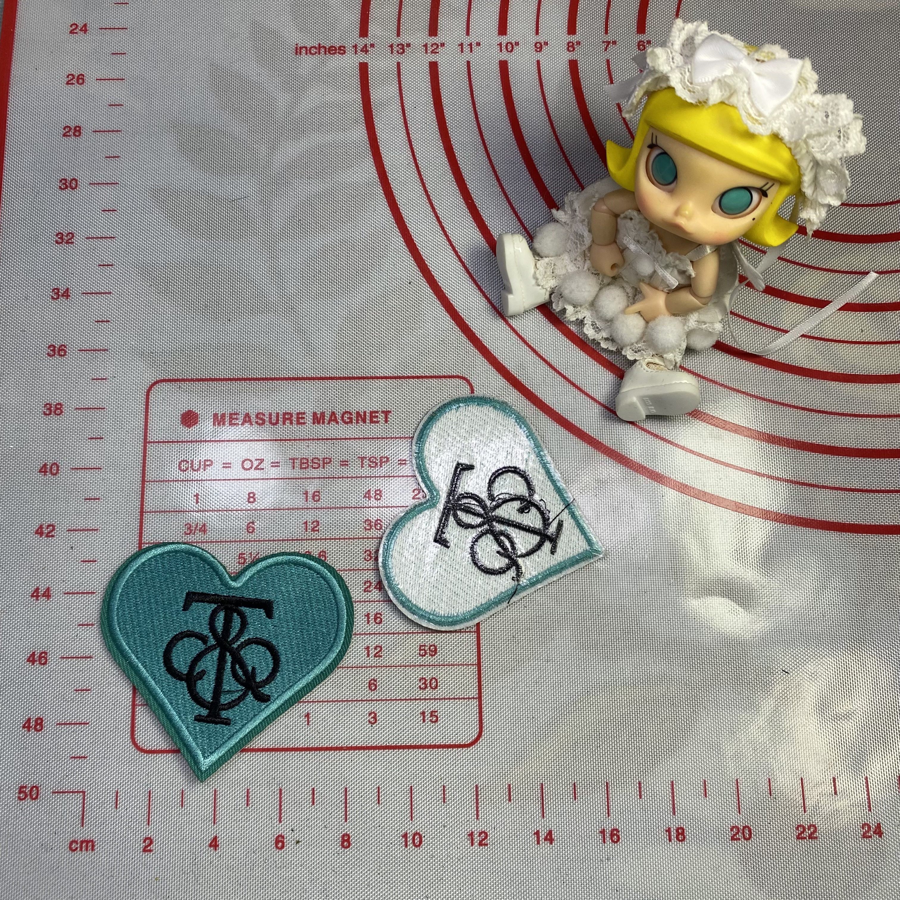 Medium/Small (Iron-on) Tiffany&Co. LOVE Patches        