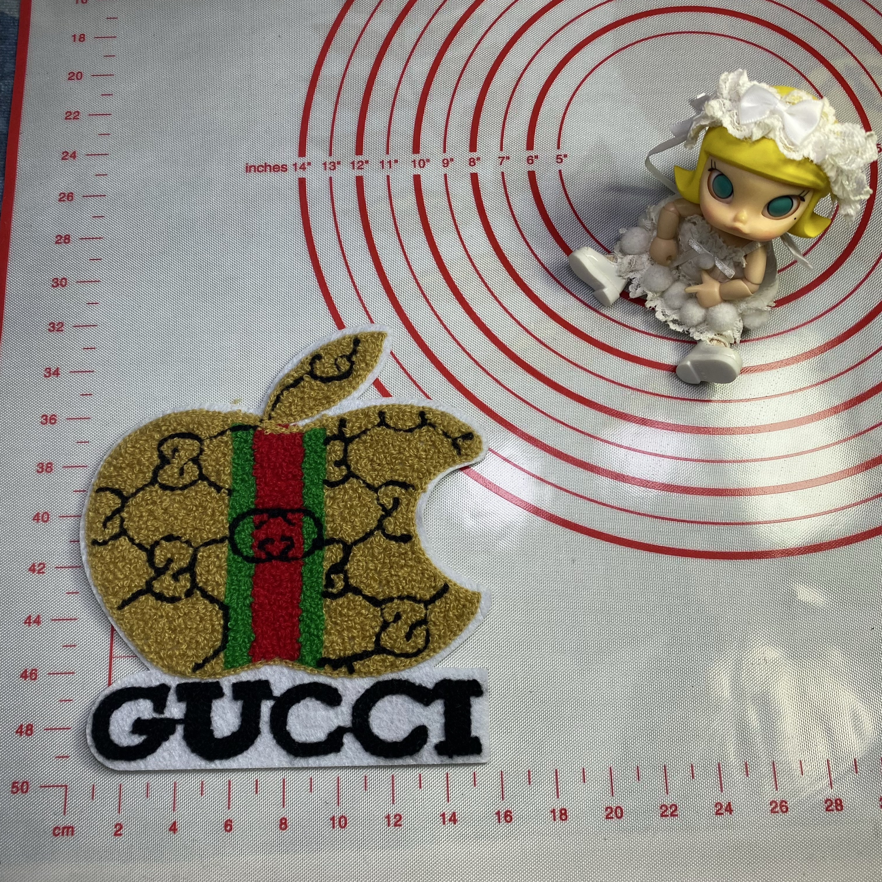 Large / medium (sewing) GG mixed cloth Patches