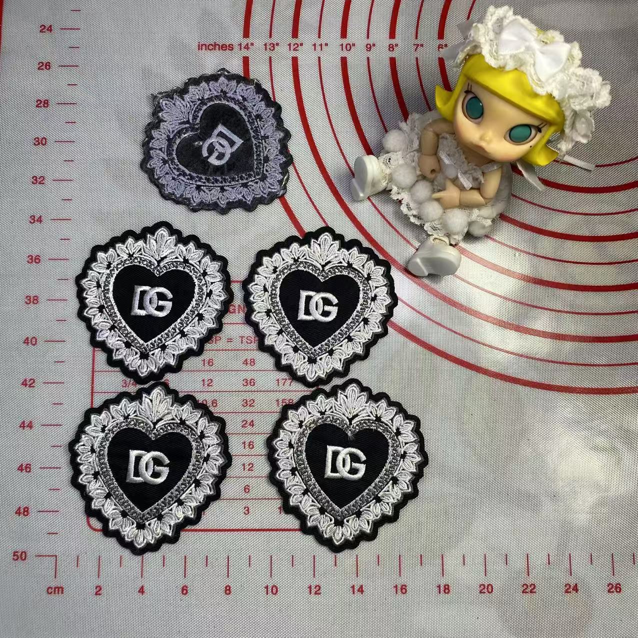 Medium (Iron-on) DG LOVE Patches