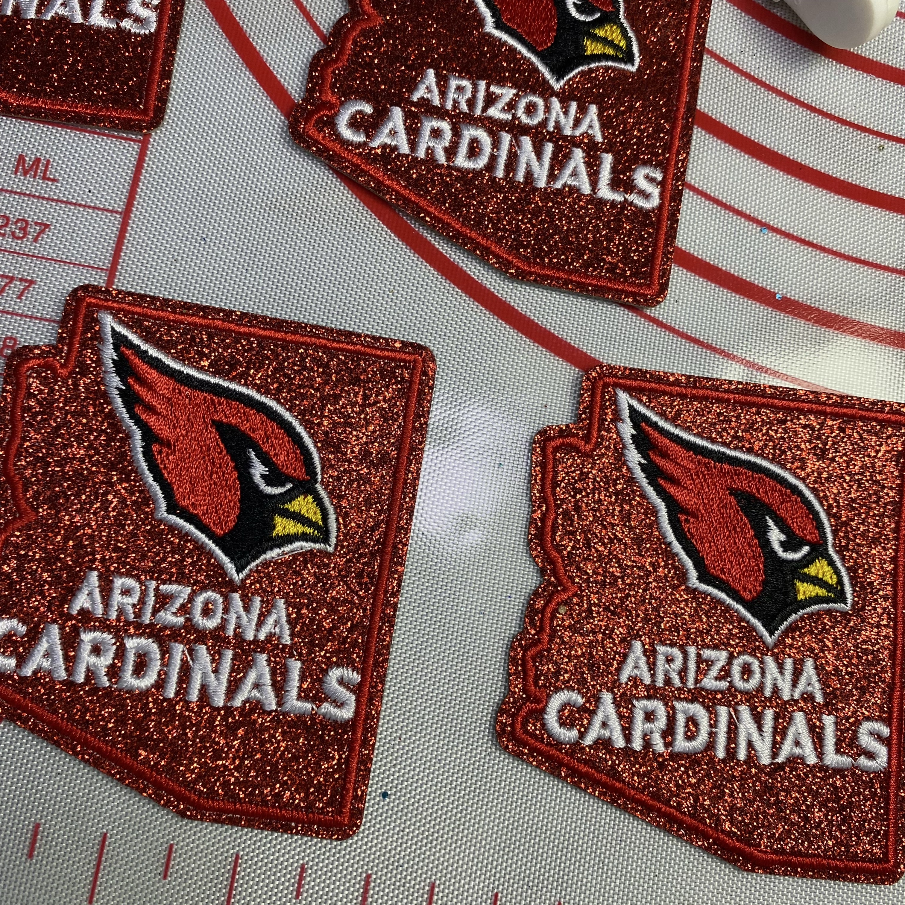 Group B Medium (ironed) football team sequin patch