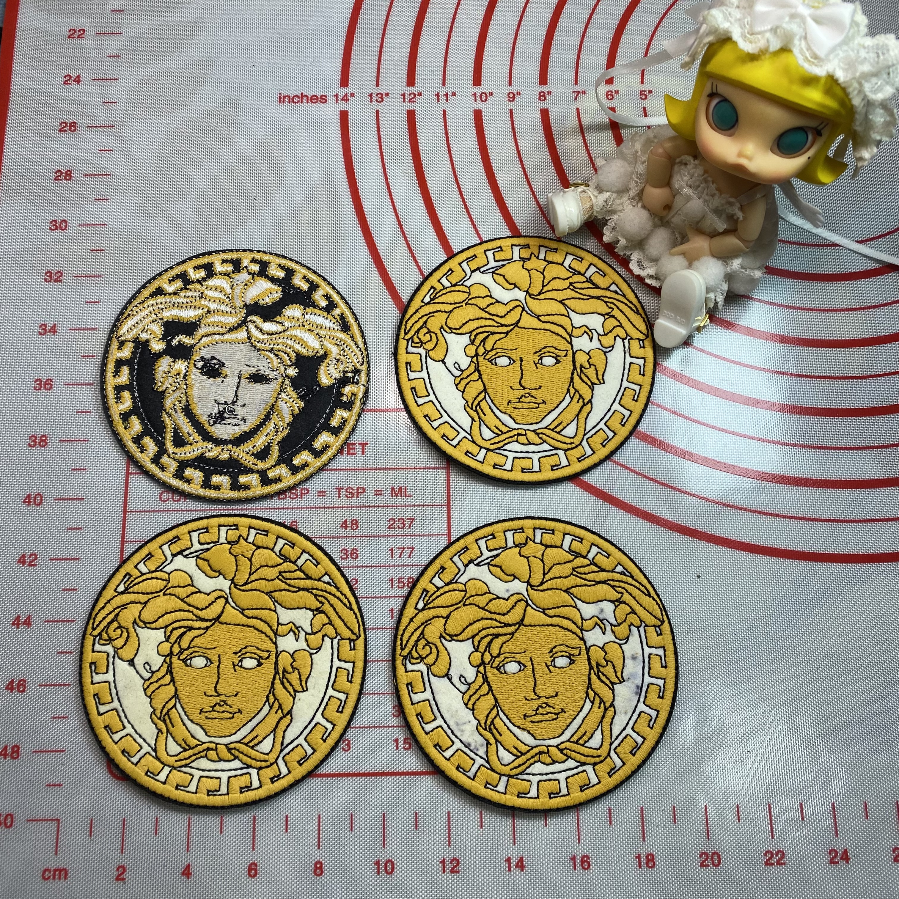 Medium (Sewing) Versace Round Patches  
