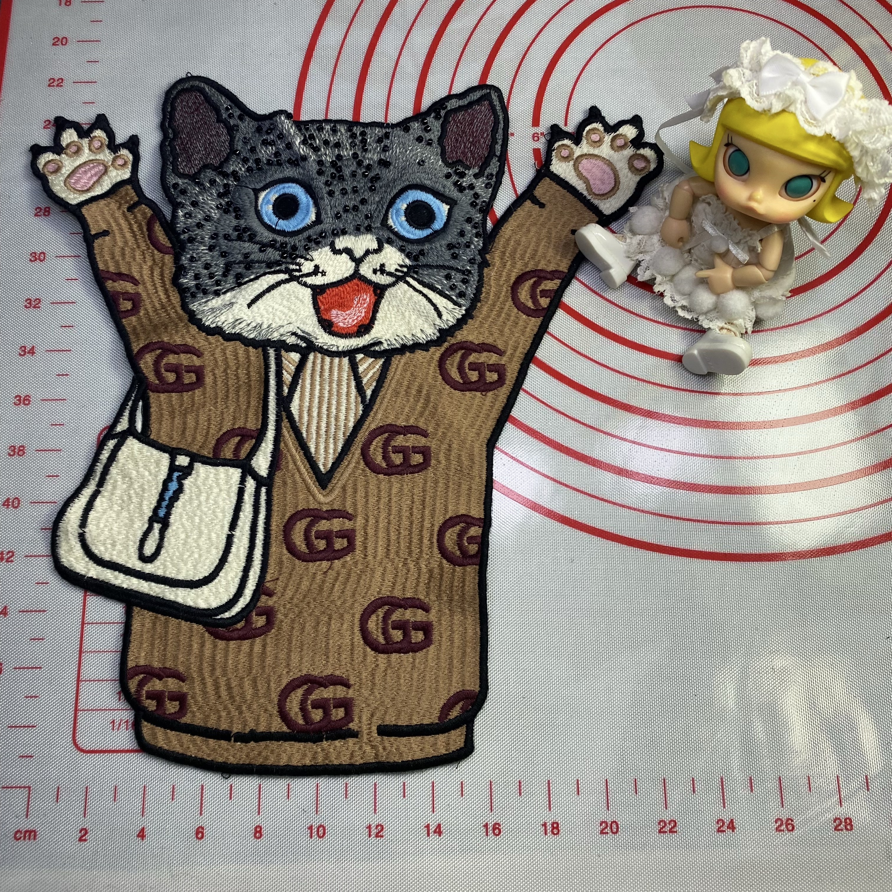 Large / medium (sewing) GG mixed cloth Patches