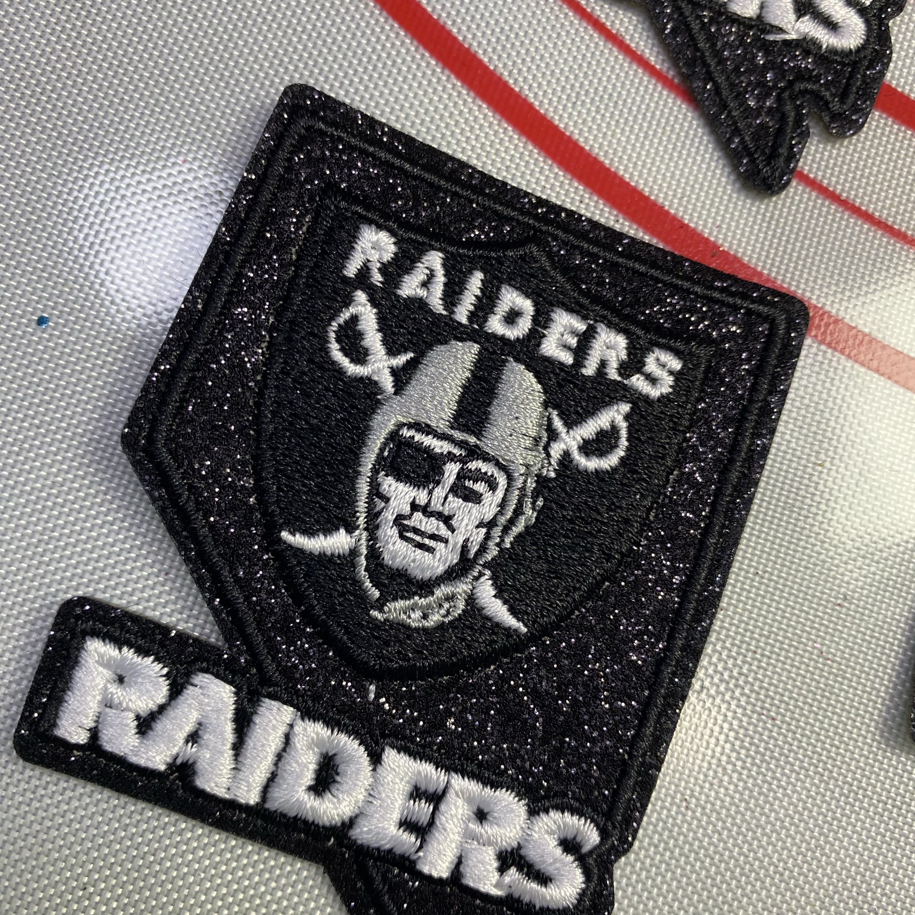 Group B Medium (ironed) football team sequin patch