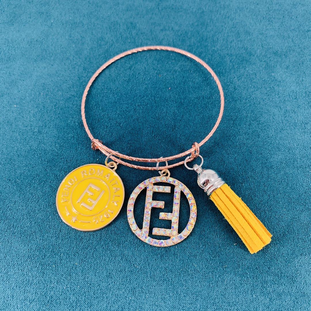 11:Designer Rose Gold Metal Bracelet