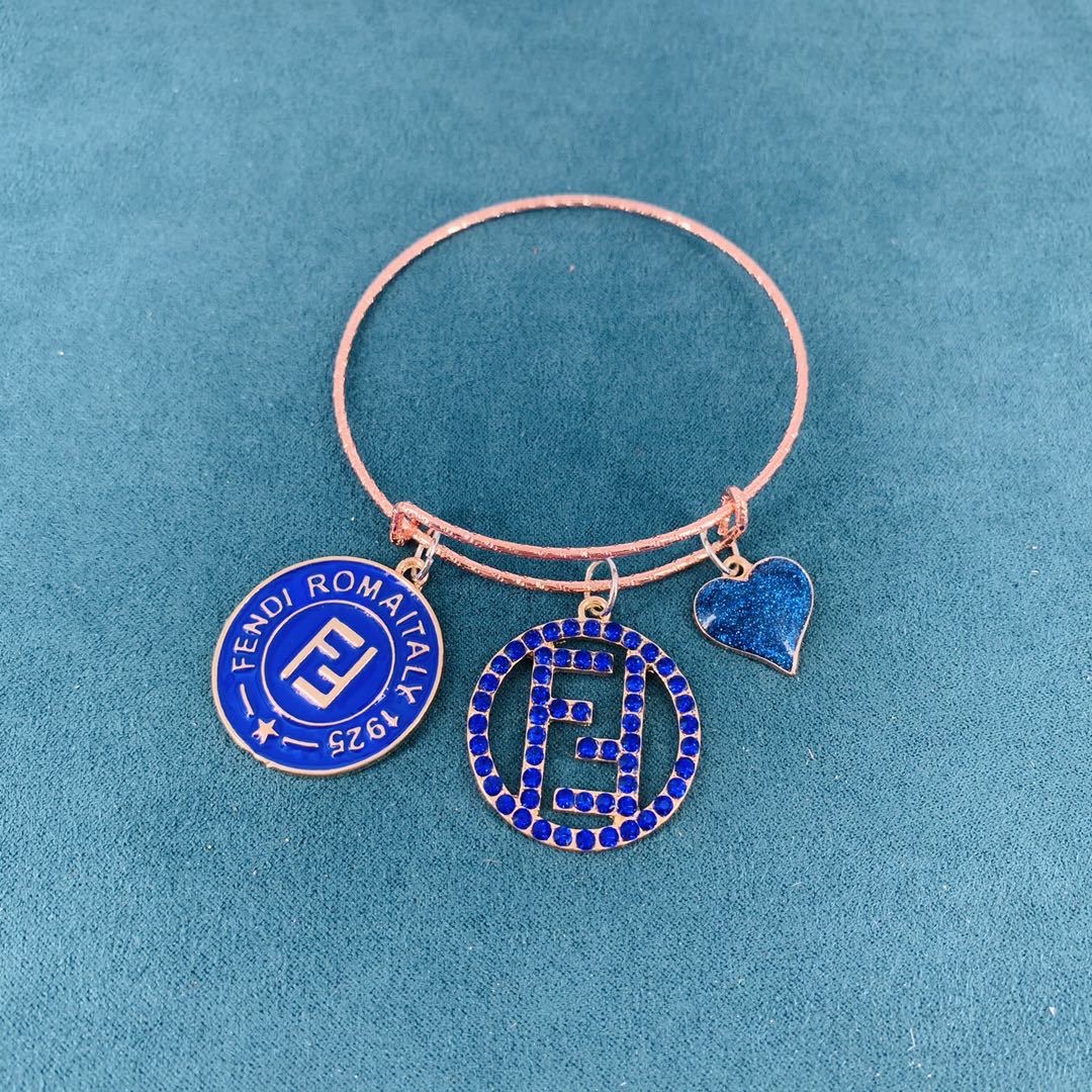 11:Designer Rose Gold Metal Bracelet