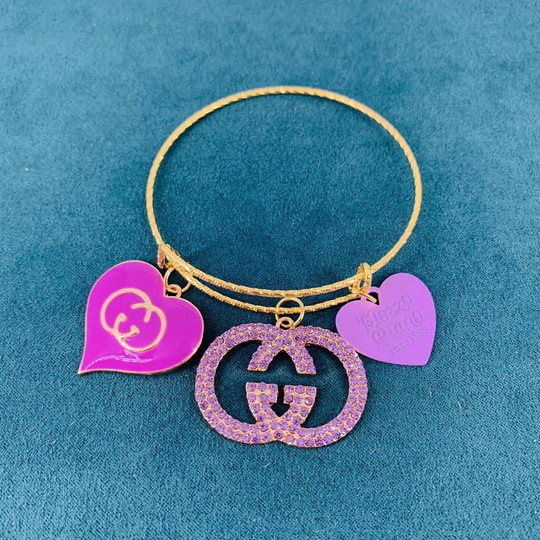 12:Designer  Gold Metal Bracelet