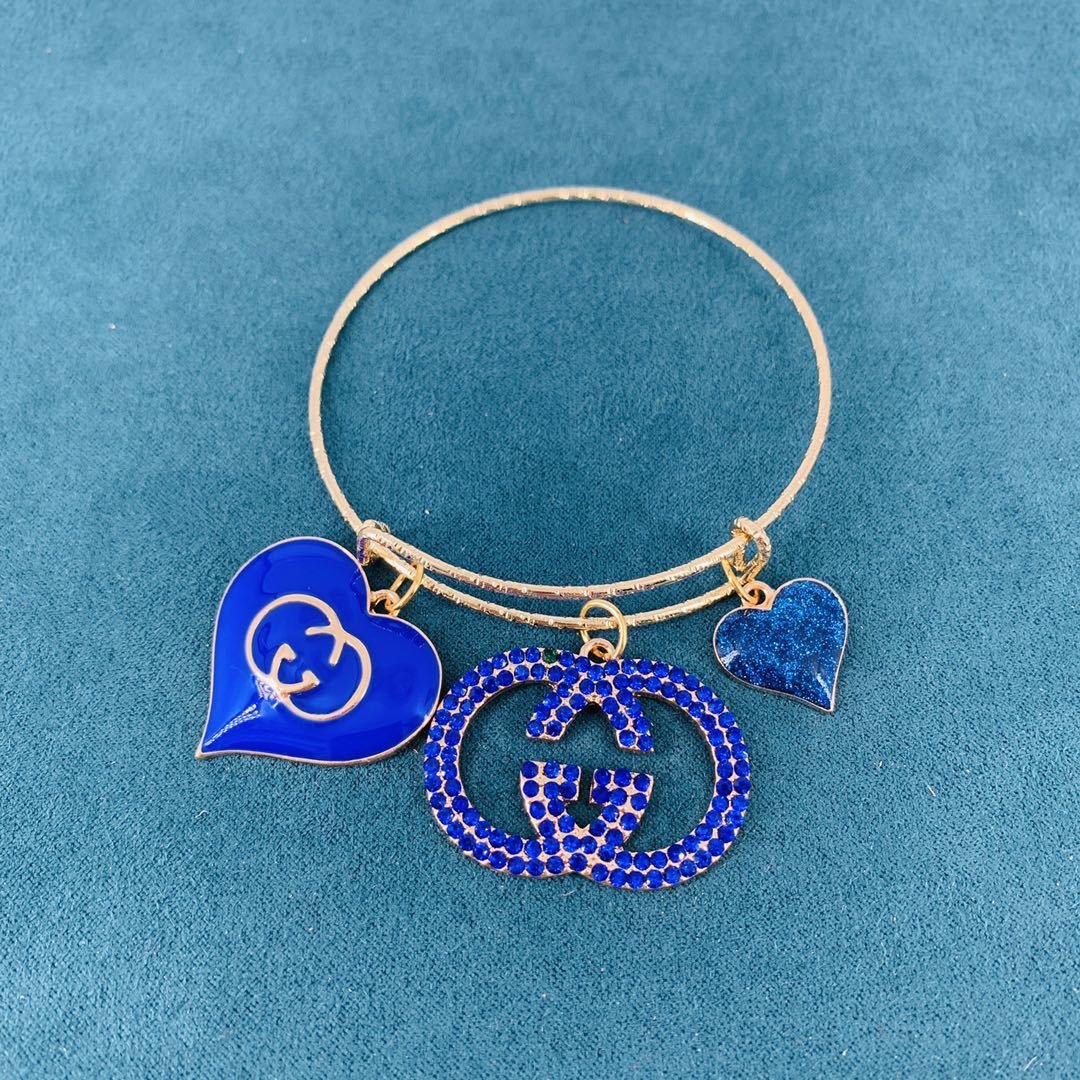 11:Designer Rose Gold Metal Bracelet