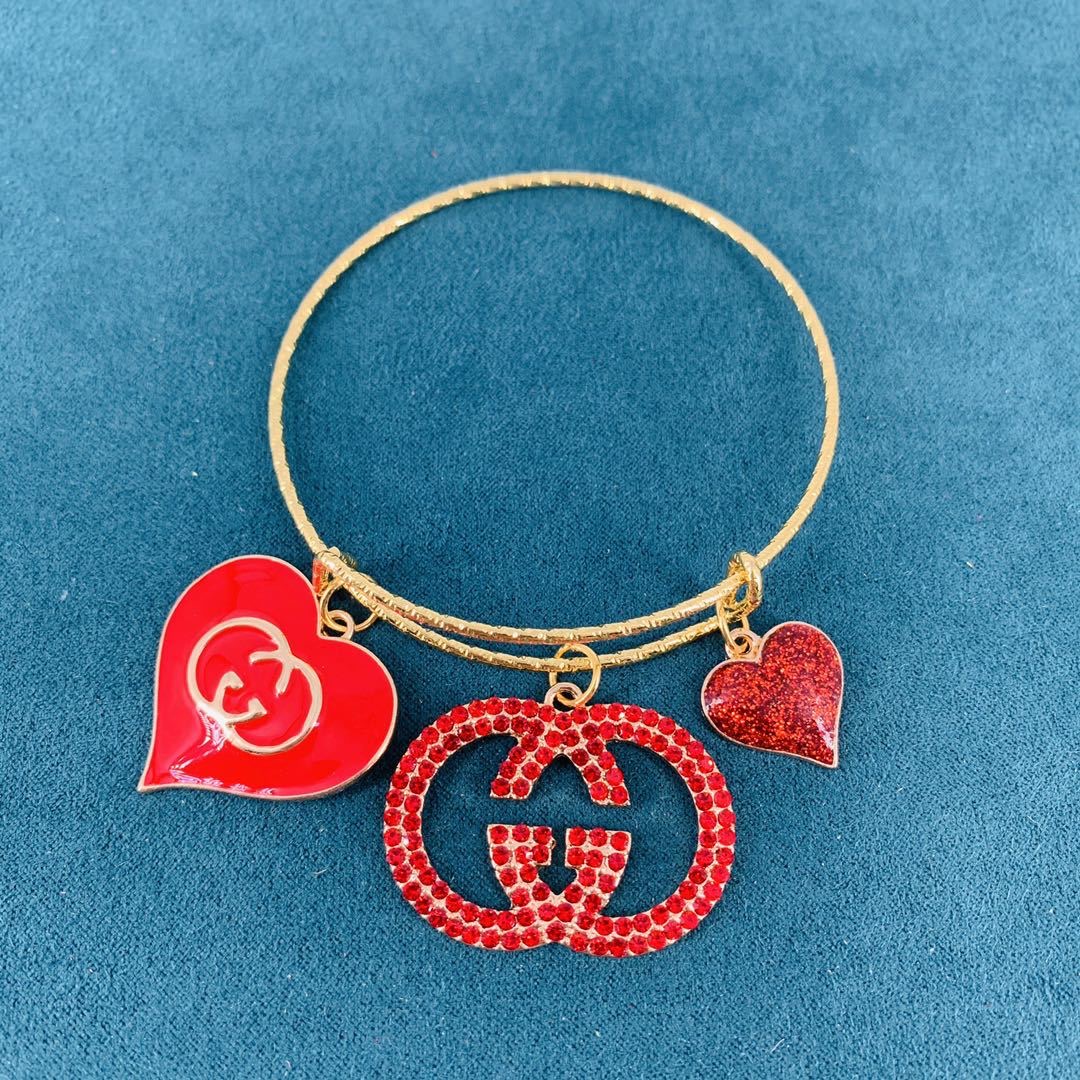 12:Designer  Gold Metal Bracelet