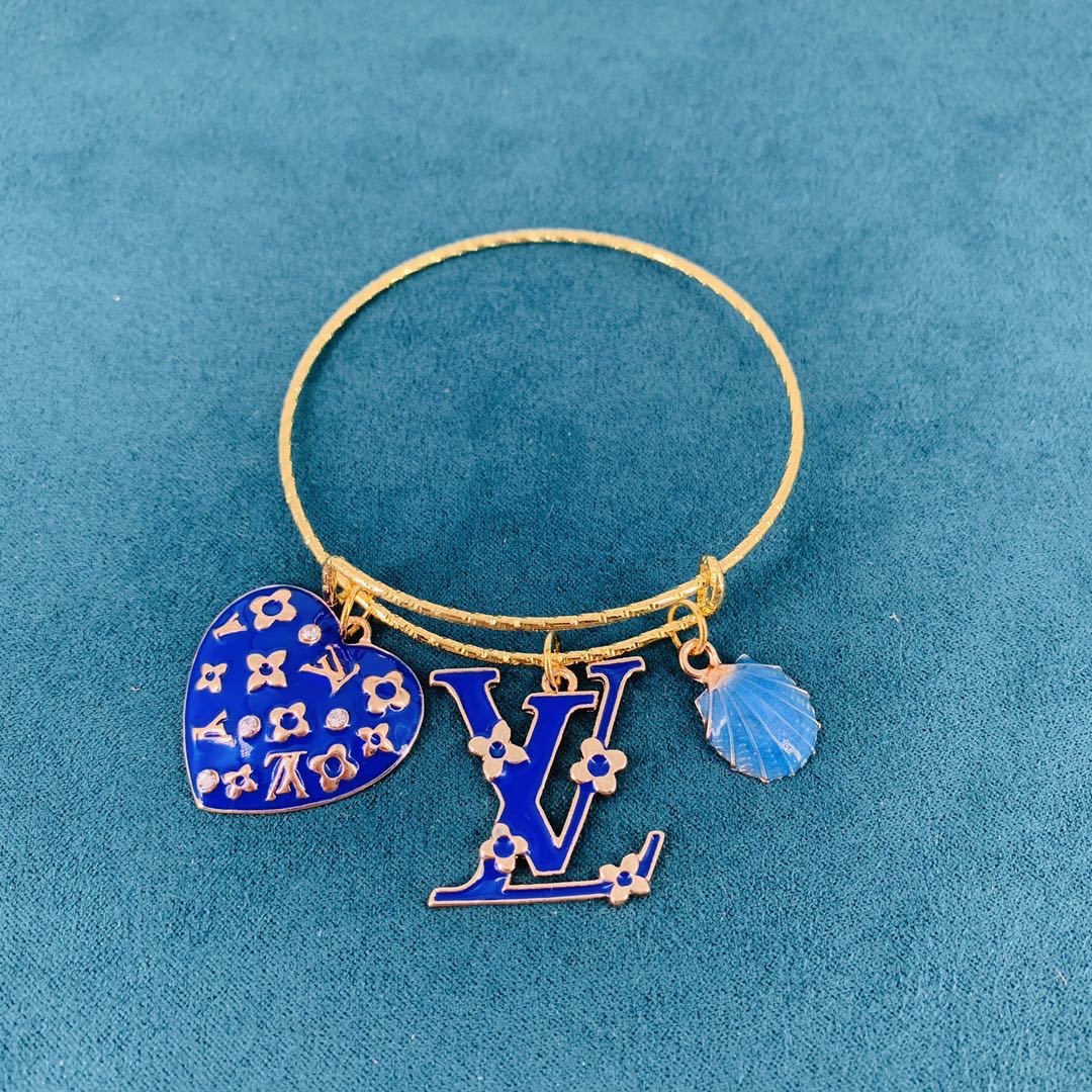 12:Designer  Gold Metal Bracelet