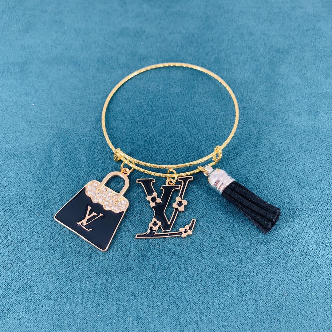 12:Designer  Gold Metal Bracelet