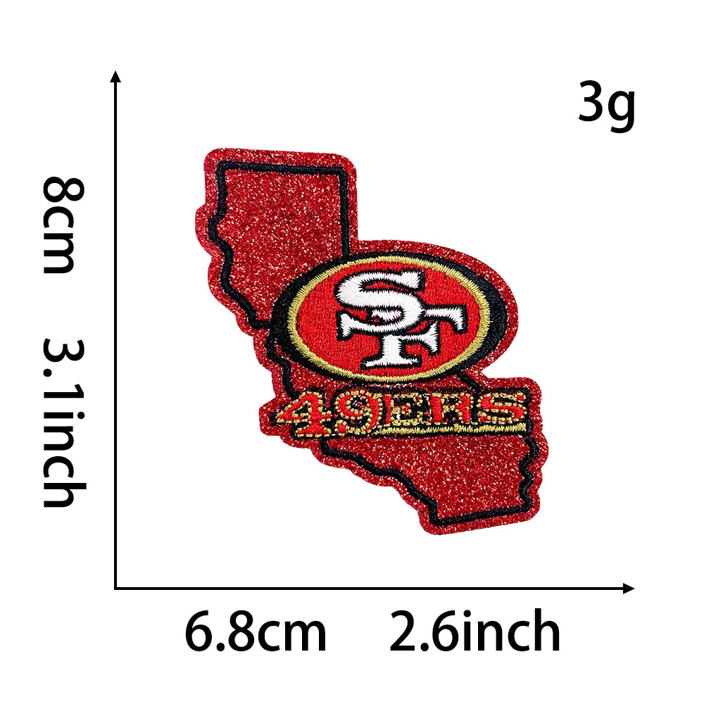 Small&medium size (ironing) NFL patch 1