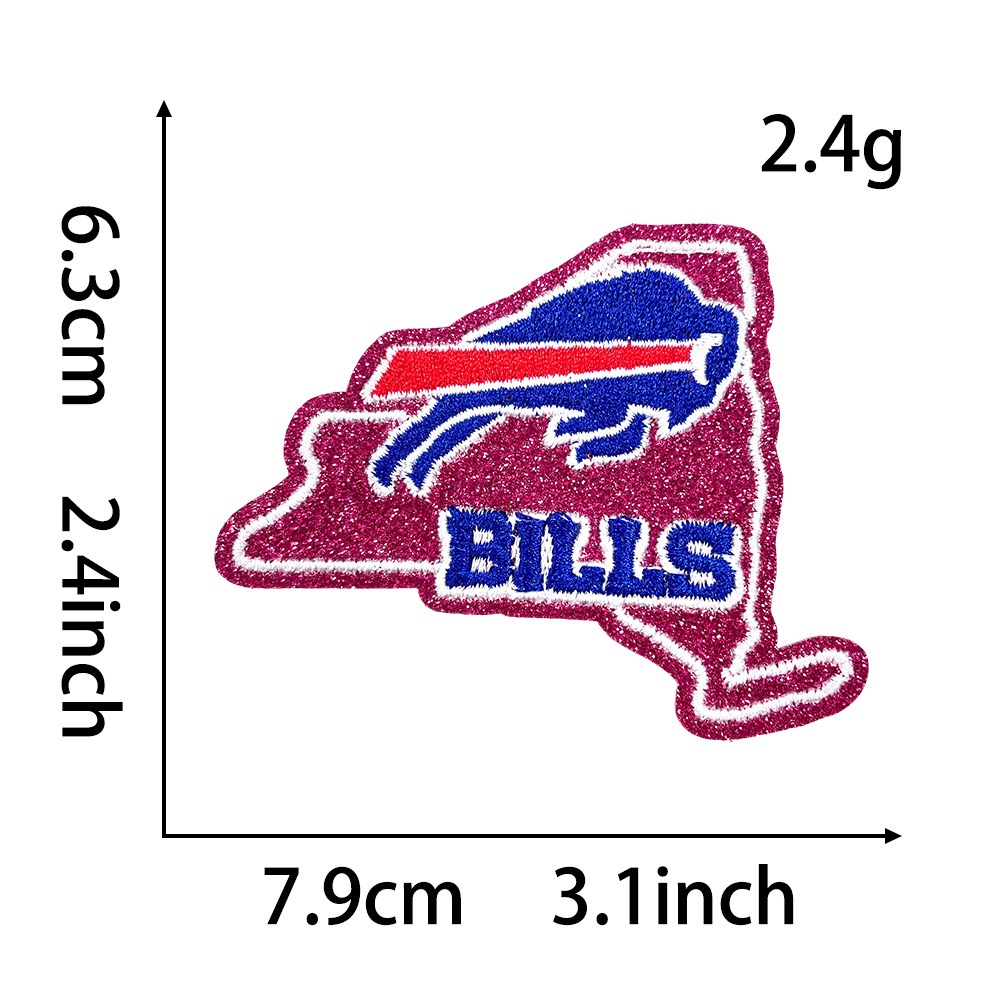 Small&medium size (ironing) NFL patch 1