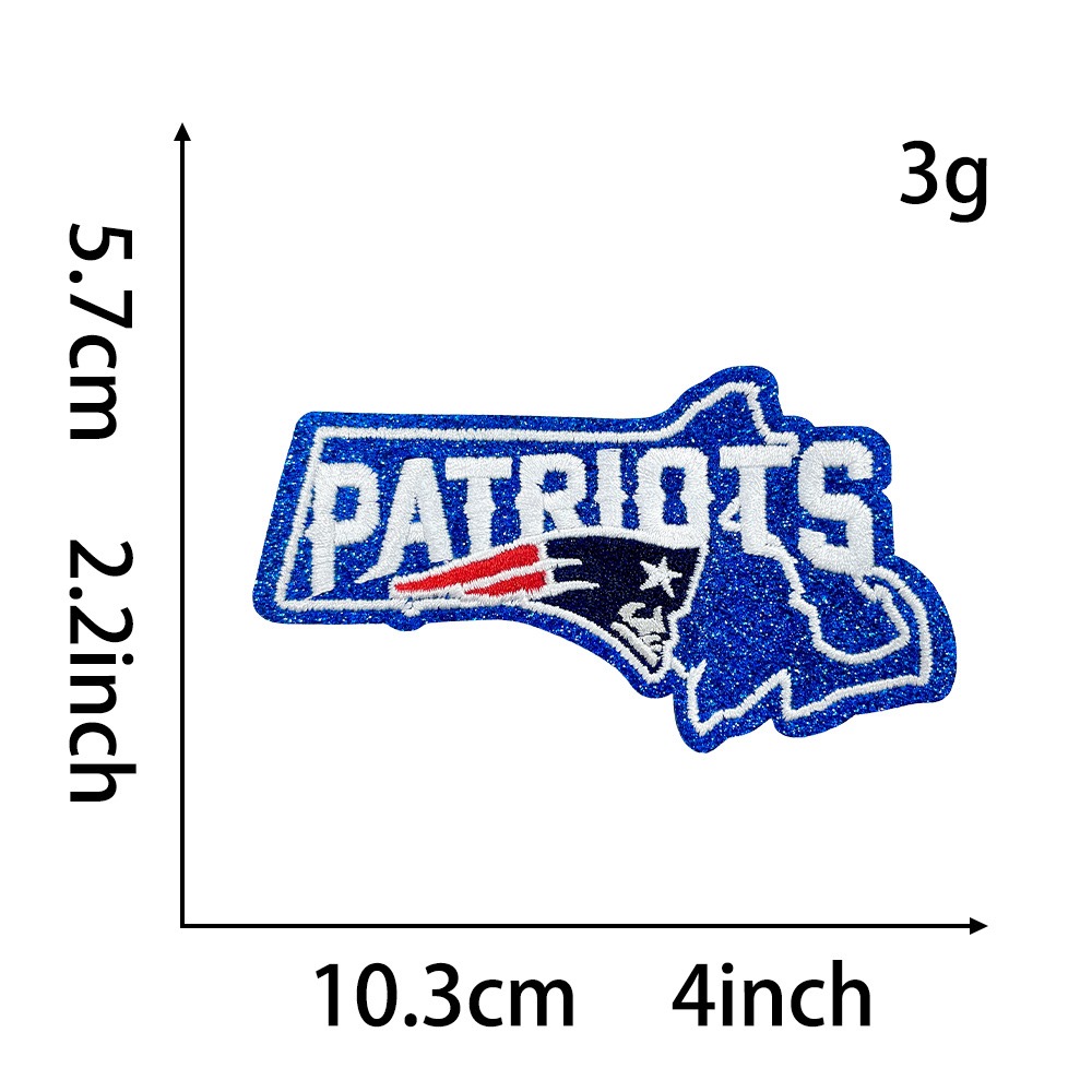 Small&medium size (ironing) NFL patch 2