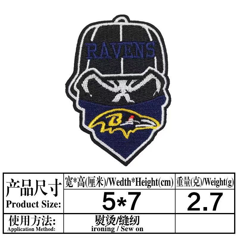 ]medium size (ironing) NFL patch 4
