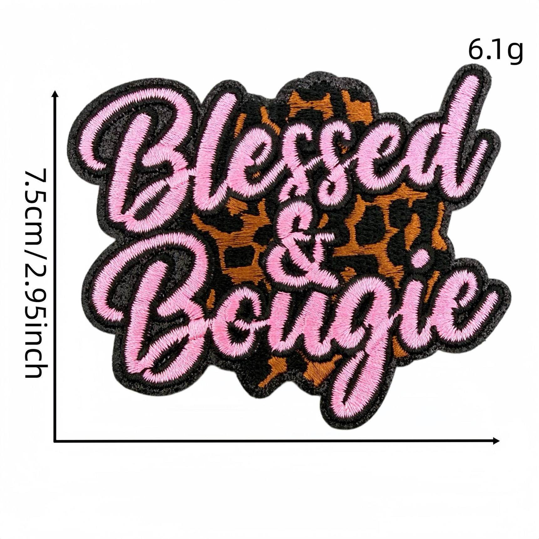 2God  Blessed  Word patch (iron)