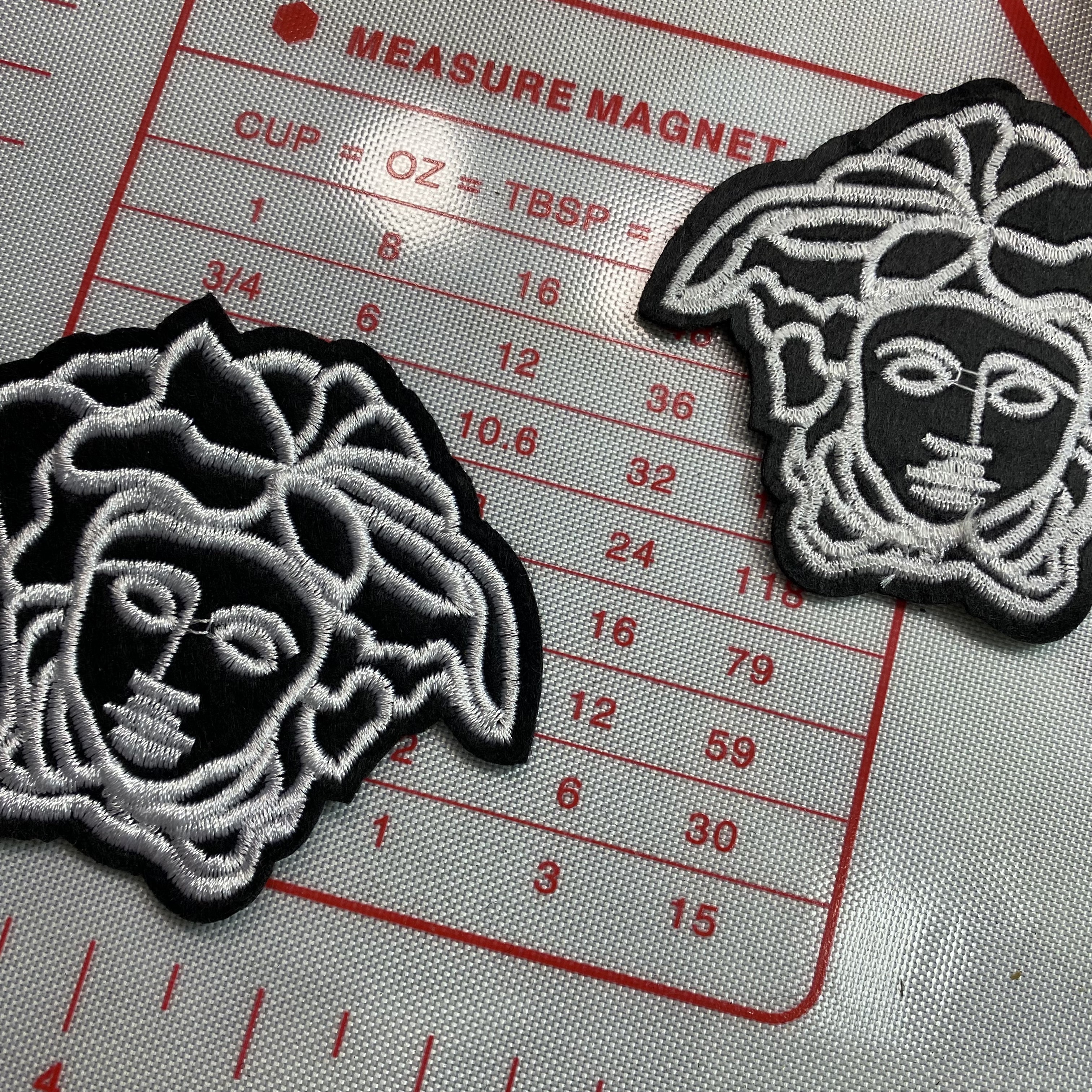 Medium (Sewing) Versace Round Avatar logo Patches  