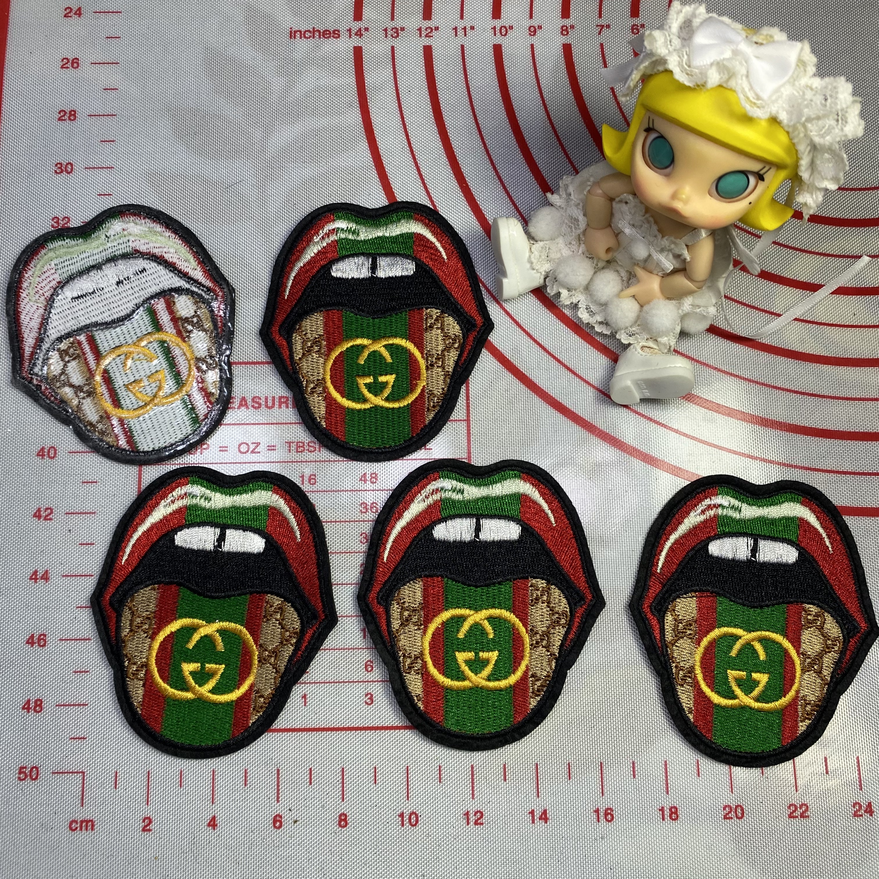 Medium (Iron-on) GG  Fashionable Patches