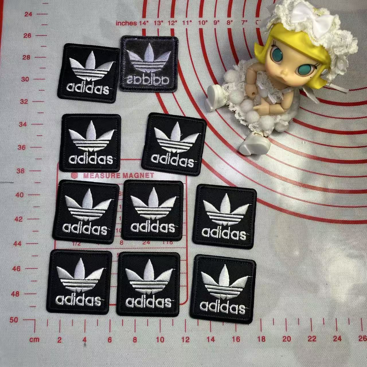 Small (Iron-on)  Adidas Patches