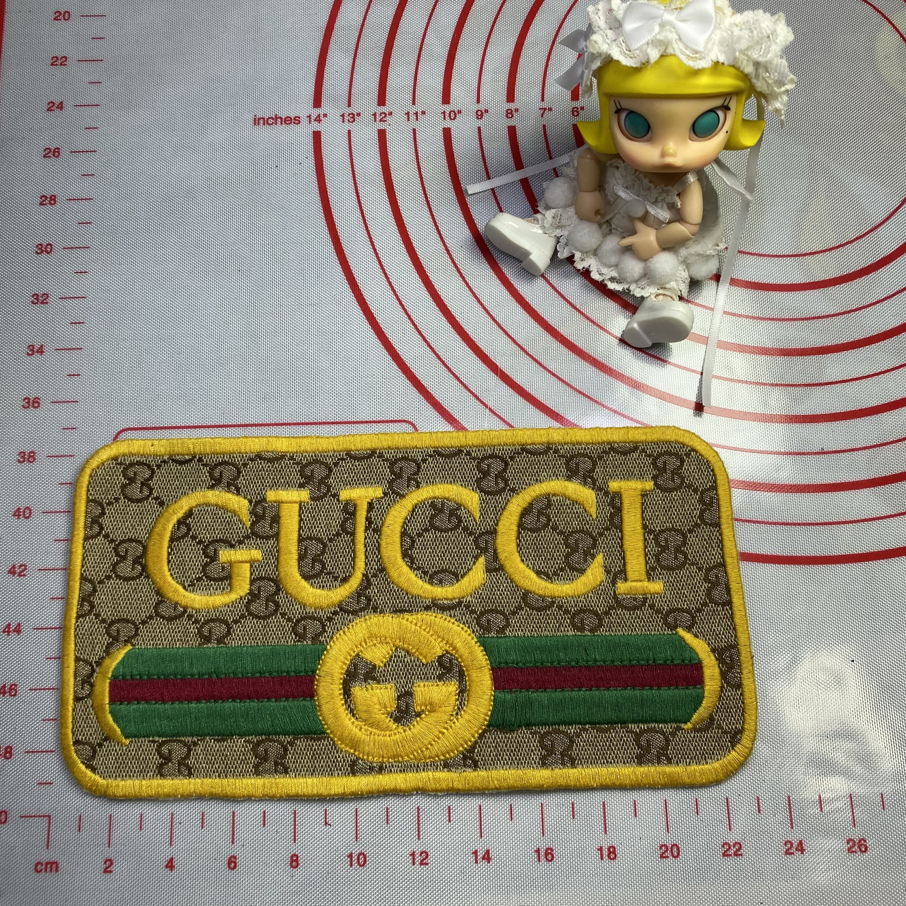 Large / medium (sewing) GG mixed cloth Patches