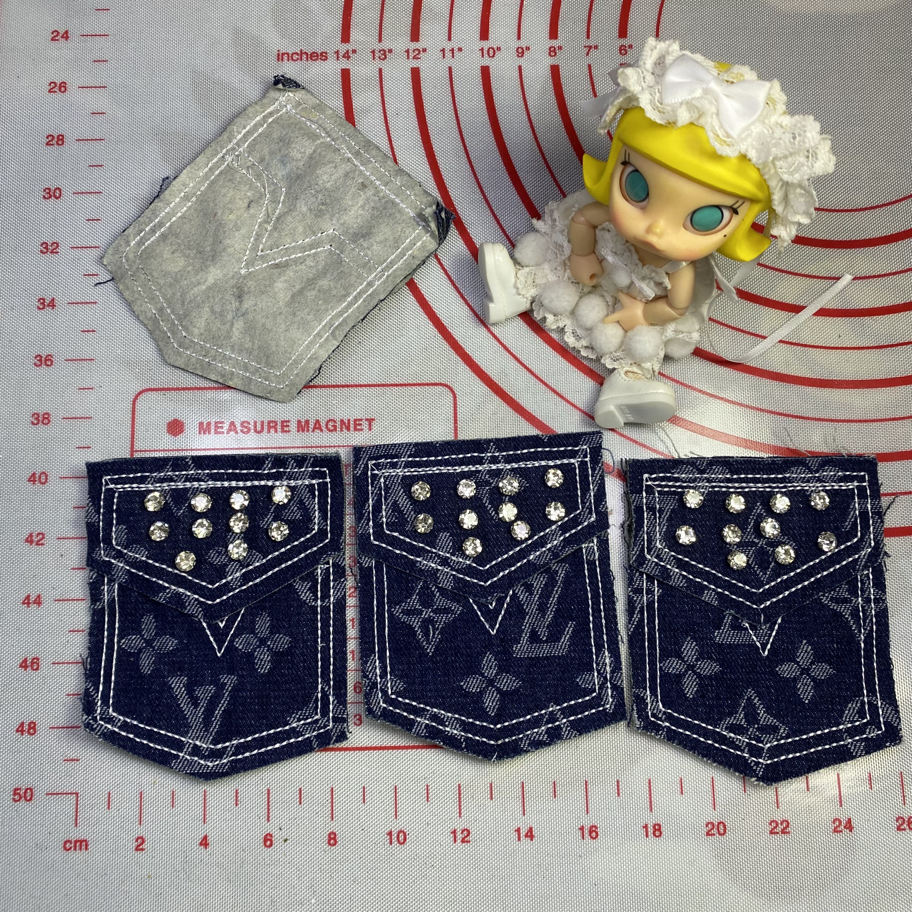 Medium (Sewing) L&CC Denim pocket series Patches