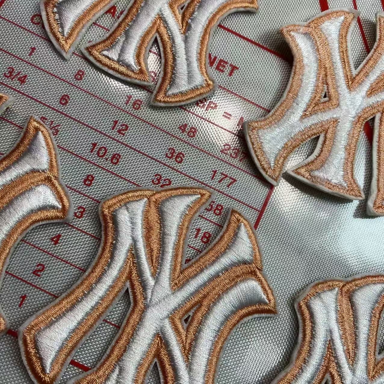 Medium/small (ironing) NY hat letter cloth patch