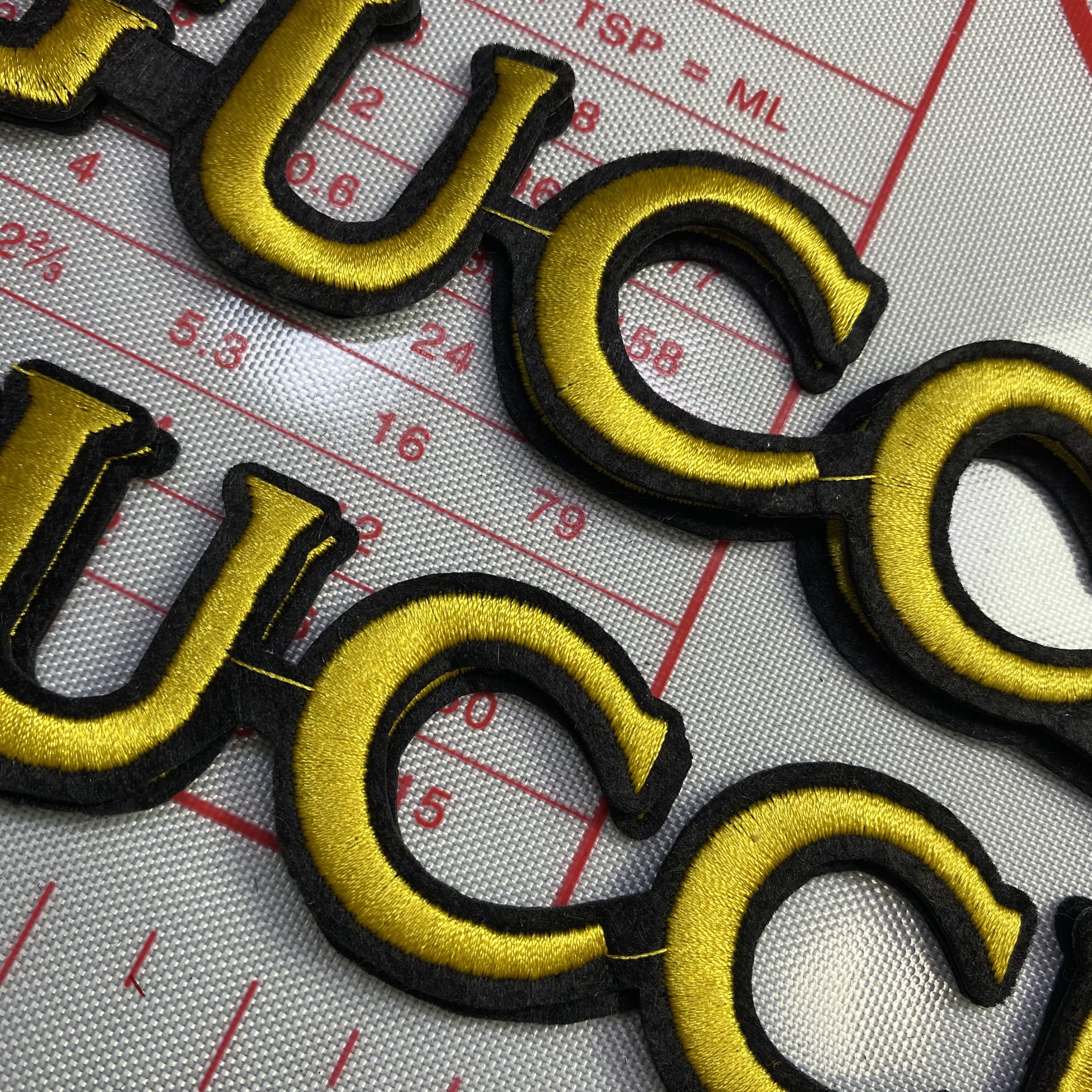 Large/medium  (Iron-on) GG Winnie the Pooh Rainbow Sequin Jacket Patches 